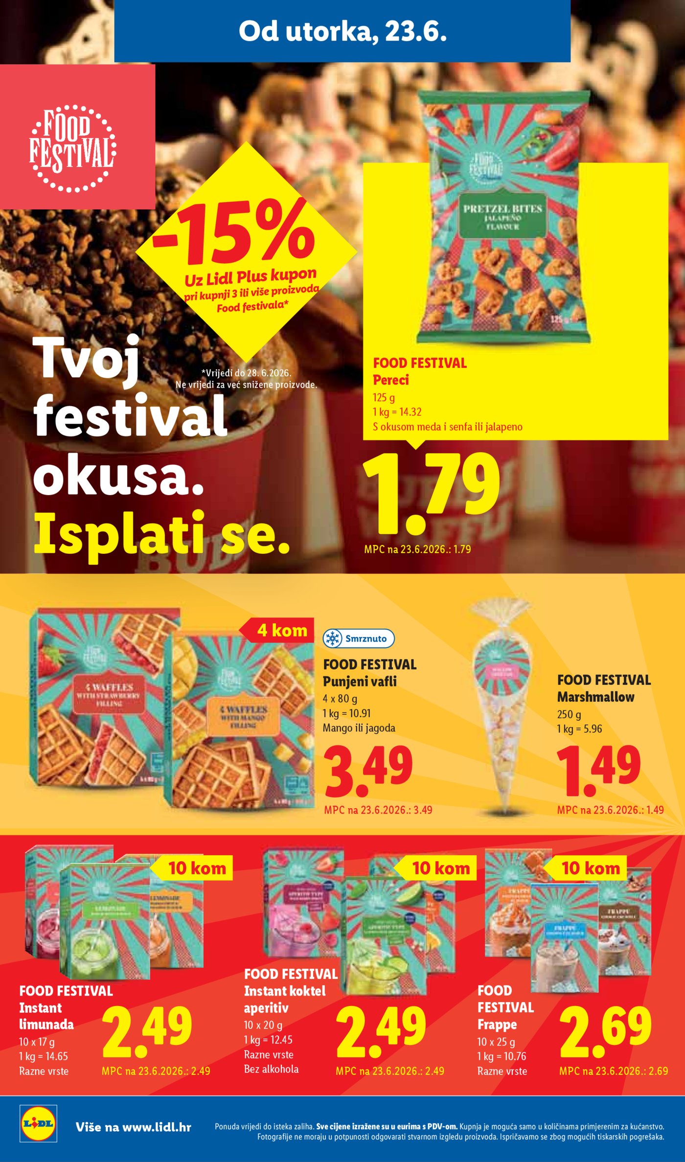 Lidl katalog Super ponuda od utorka 23.06. - 28.06.2026.