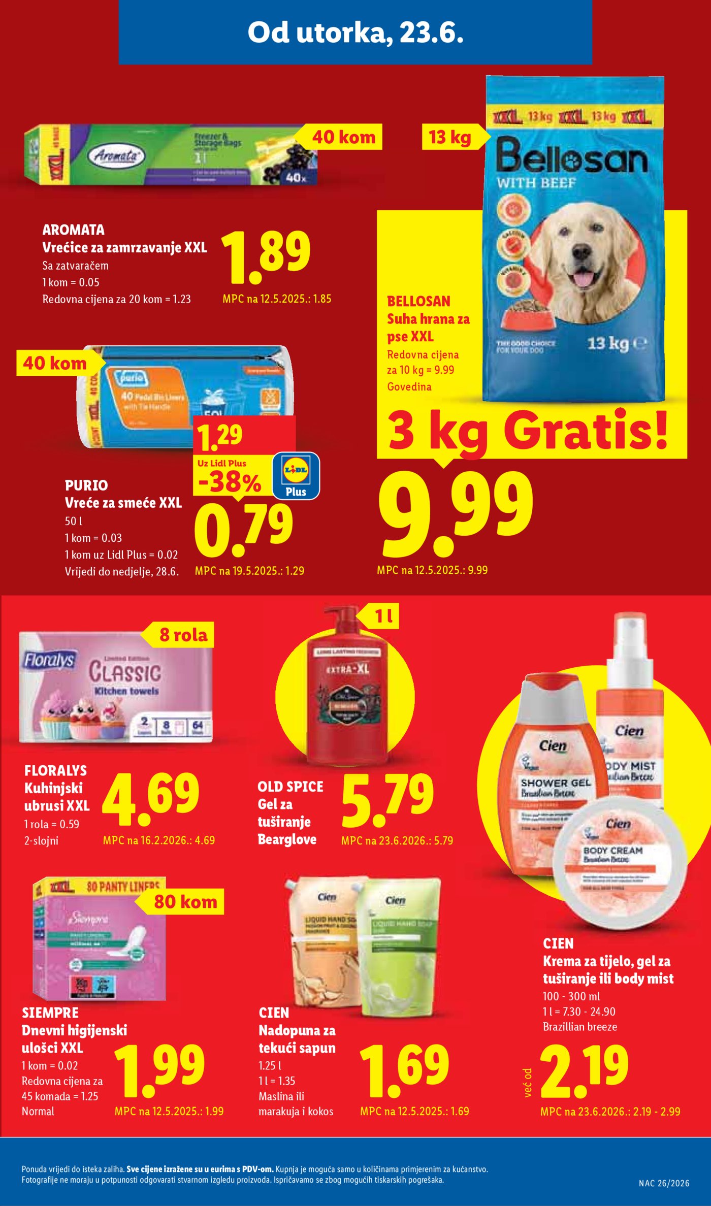 Lidl katalog Super ponuda od utorka 23.06. - 28.06.2026.