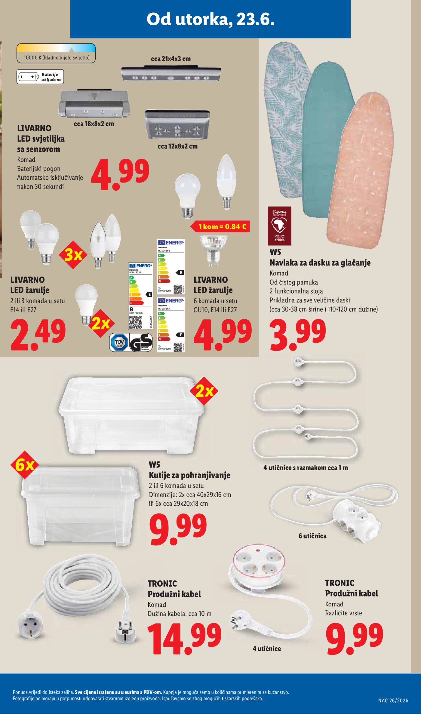 Lidl katalog Super ponuda od utorka 23.06. - 28.06.2026.