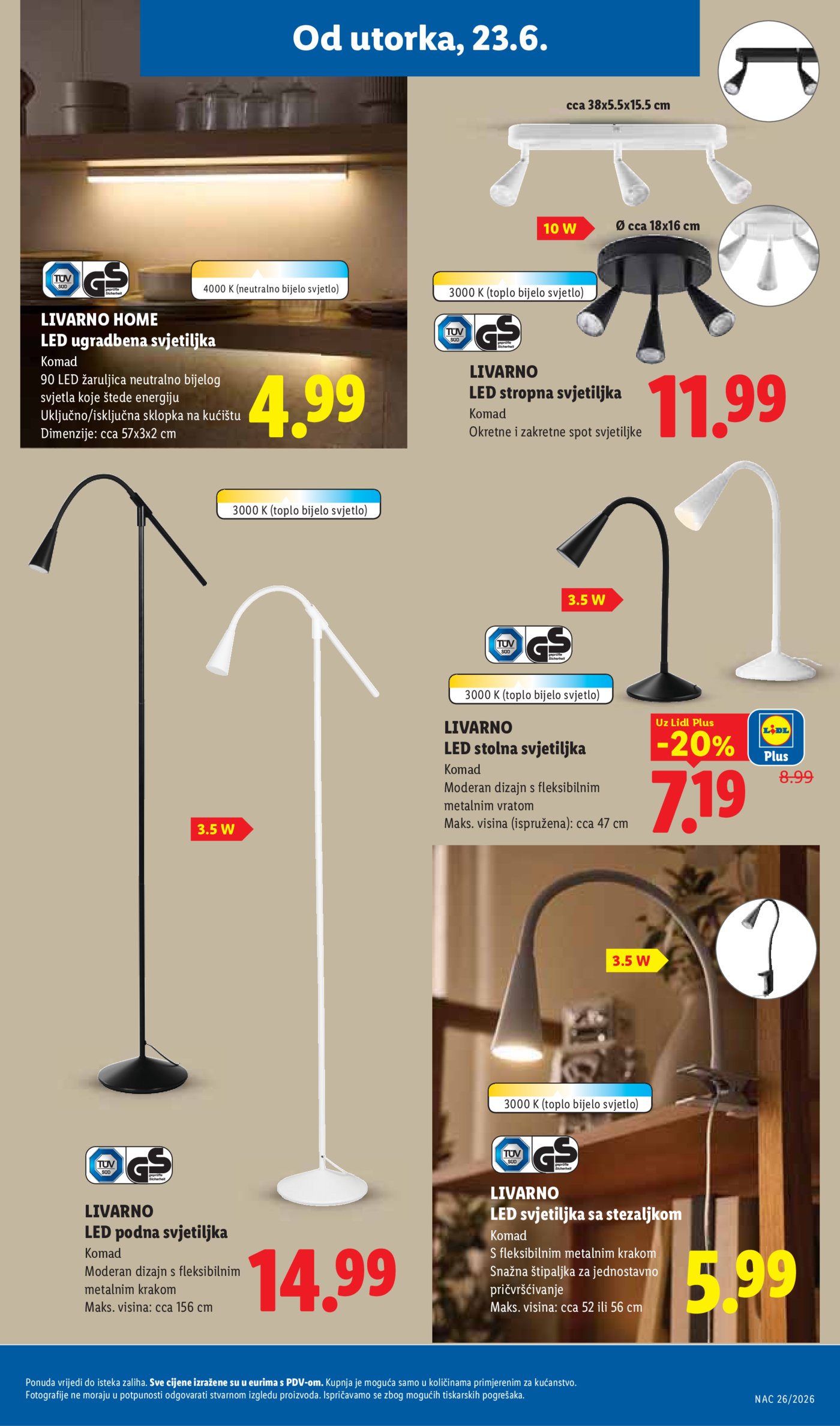 Lidl katalog Super ponuda od utorka 23.06. - 28.06.2026.