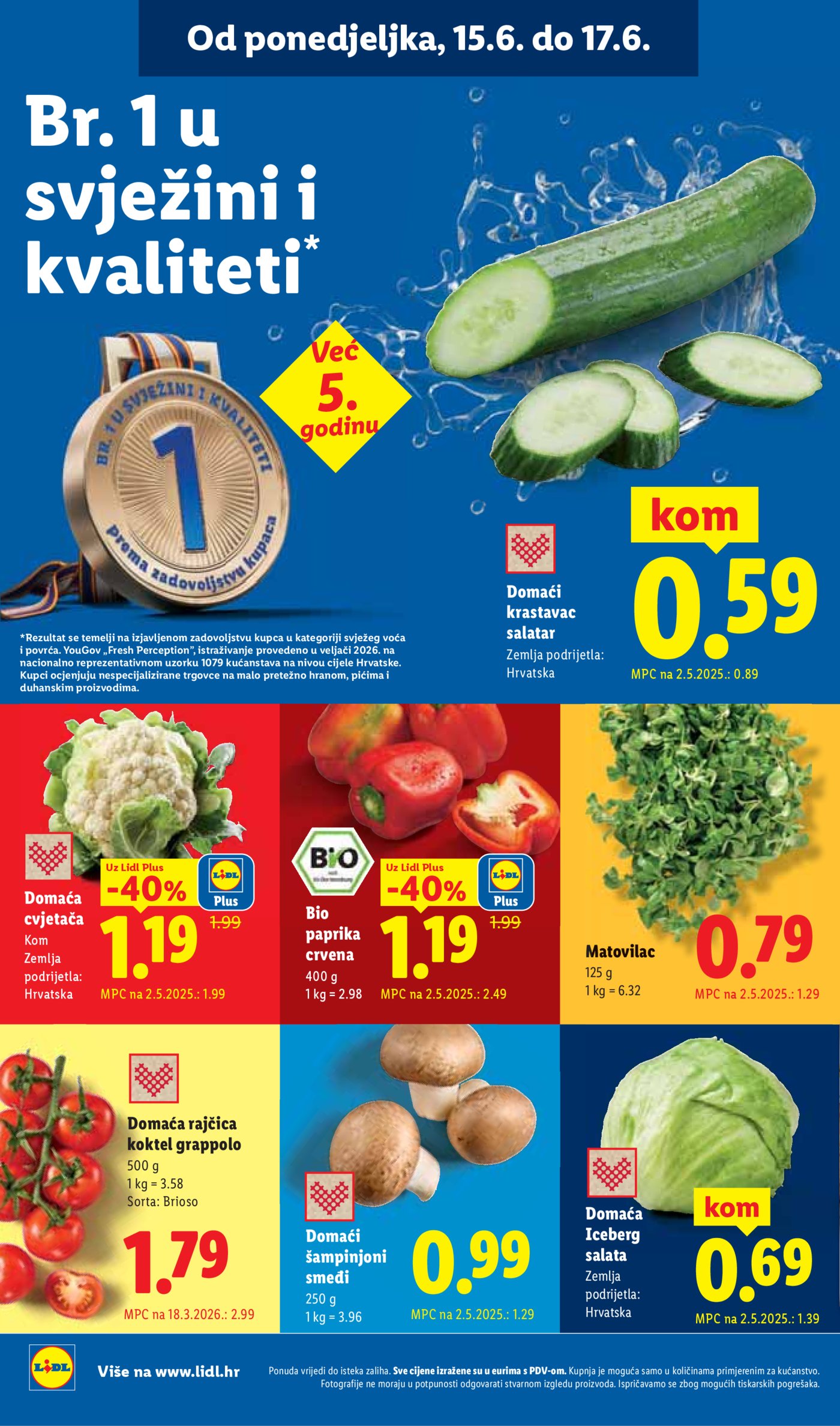 Lidl katalog Super ponuda od ponedjeljka 15.06. - 21.06.2026.