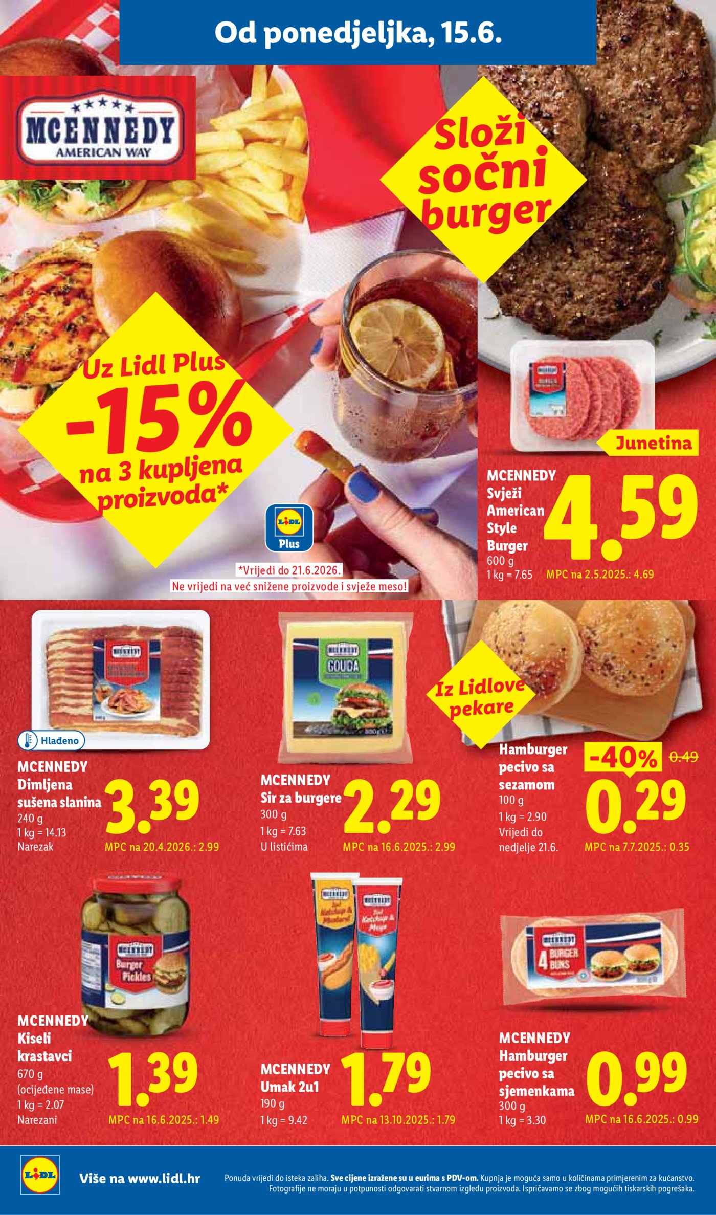 Lidl katalog Super ponuda od ponedjeljka 15.06. - 21.06.2026.