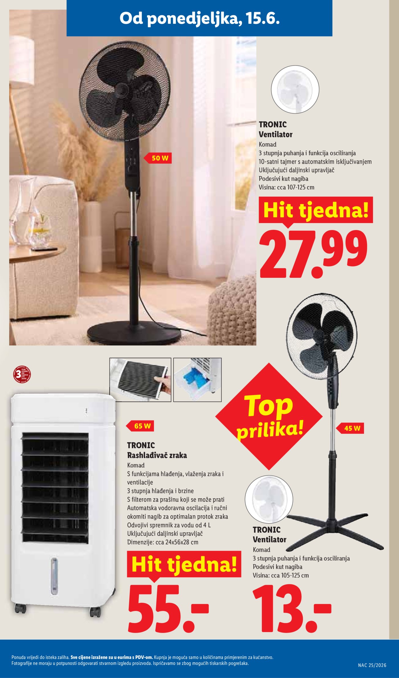 Lidl katalog Super ponuda od ponedjeljka 15.06. - 21.06.2026.