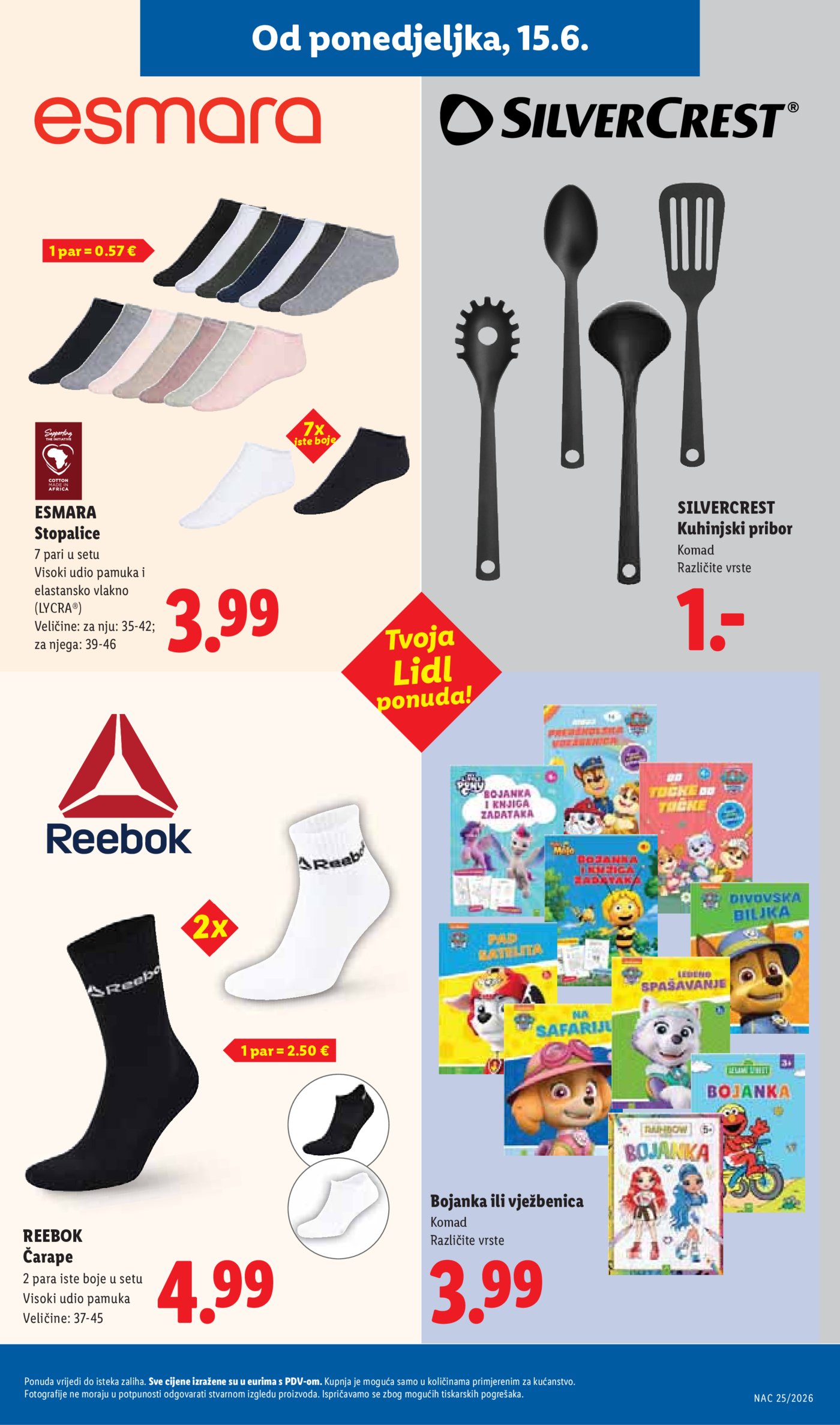 Lidl katalog Super ponuda od ponedjeljka 15.06. - 21.06.2026.