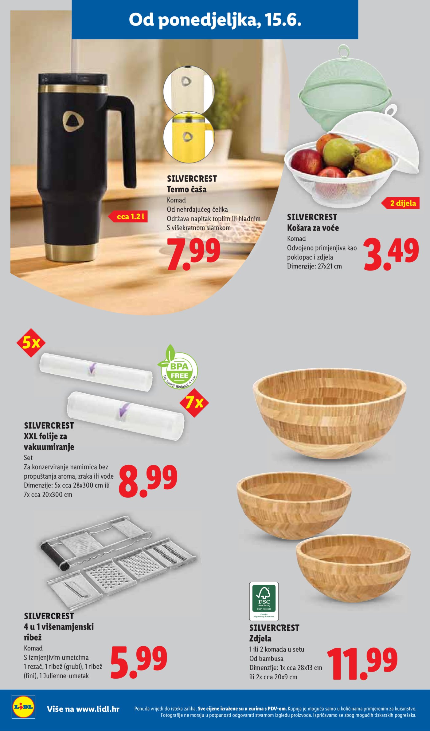 Lidl katalog Super ponuda od ponedjeljka 15.06. - 21.06.2026.