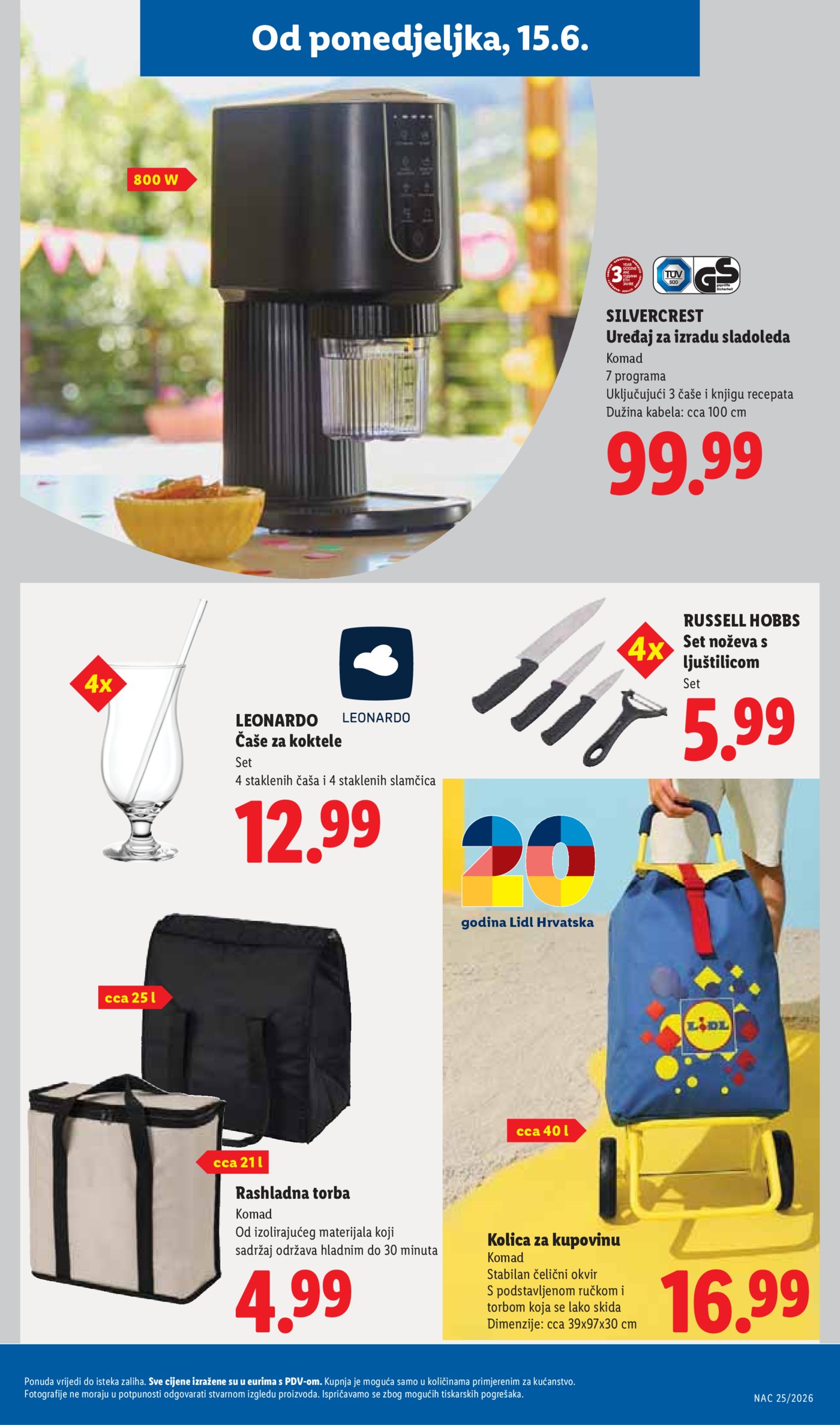 Lidl katalog Super ponuda od ponedjeljka 15.06. - 21.06.2026.