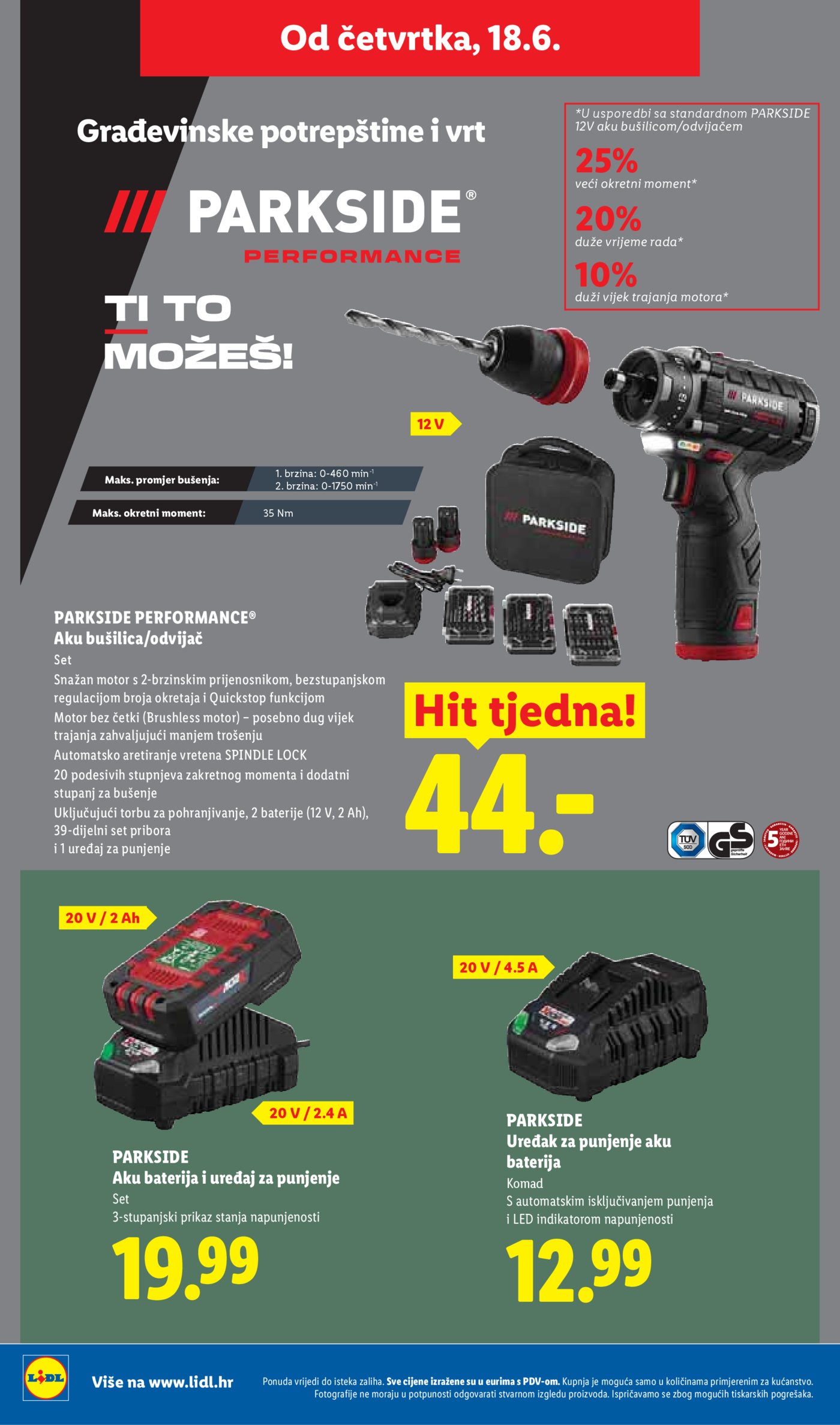 Lidl katalog Super ponuda od ponedjeljka 15.06. - 21.06.2026.