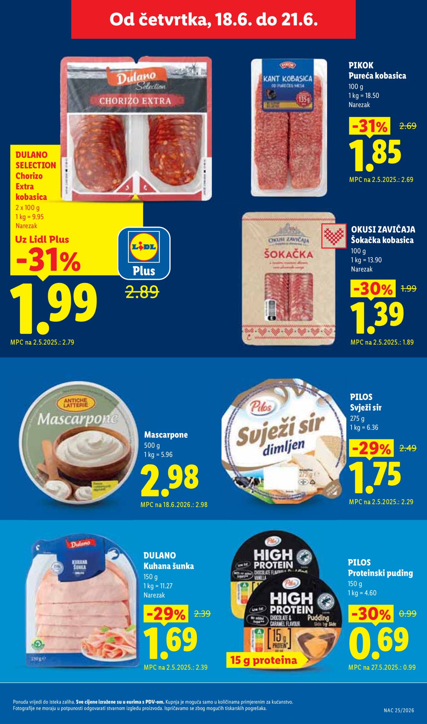 Lidl katalog Super ponuda od ponedjeljka 15.06. - 21.06.2026.