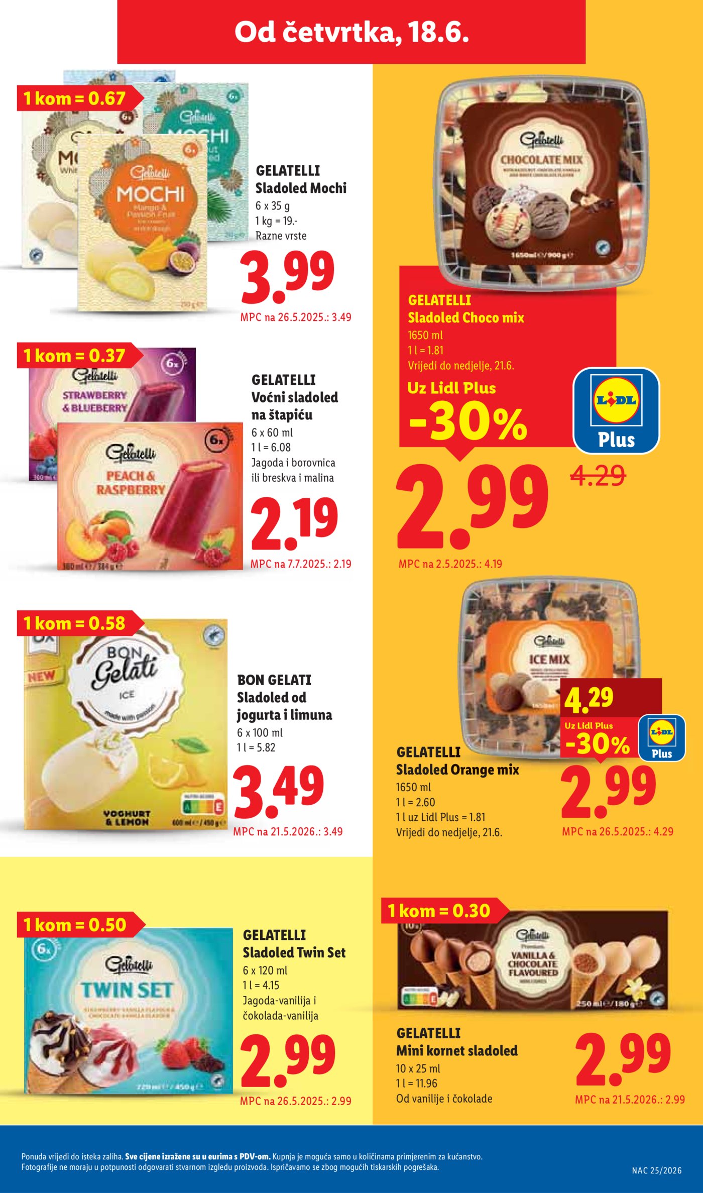 Lidl katalog Super ponuda od ponedjeljka 15.06. - 21.06.2026.