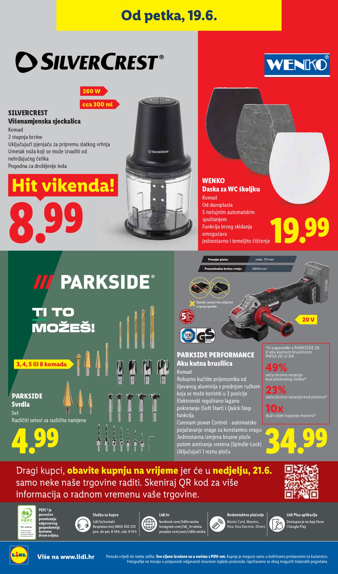 Lidl katalog Super ponuda od ponedjeljka 15.06. - 21.06.2026.