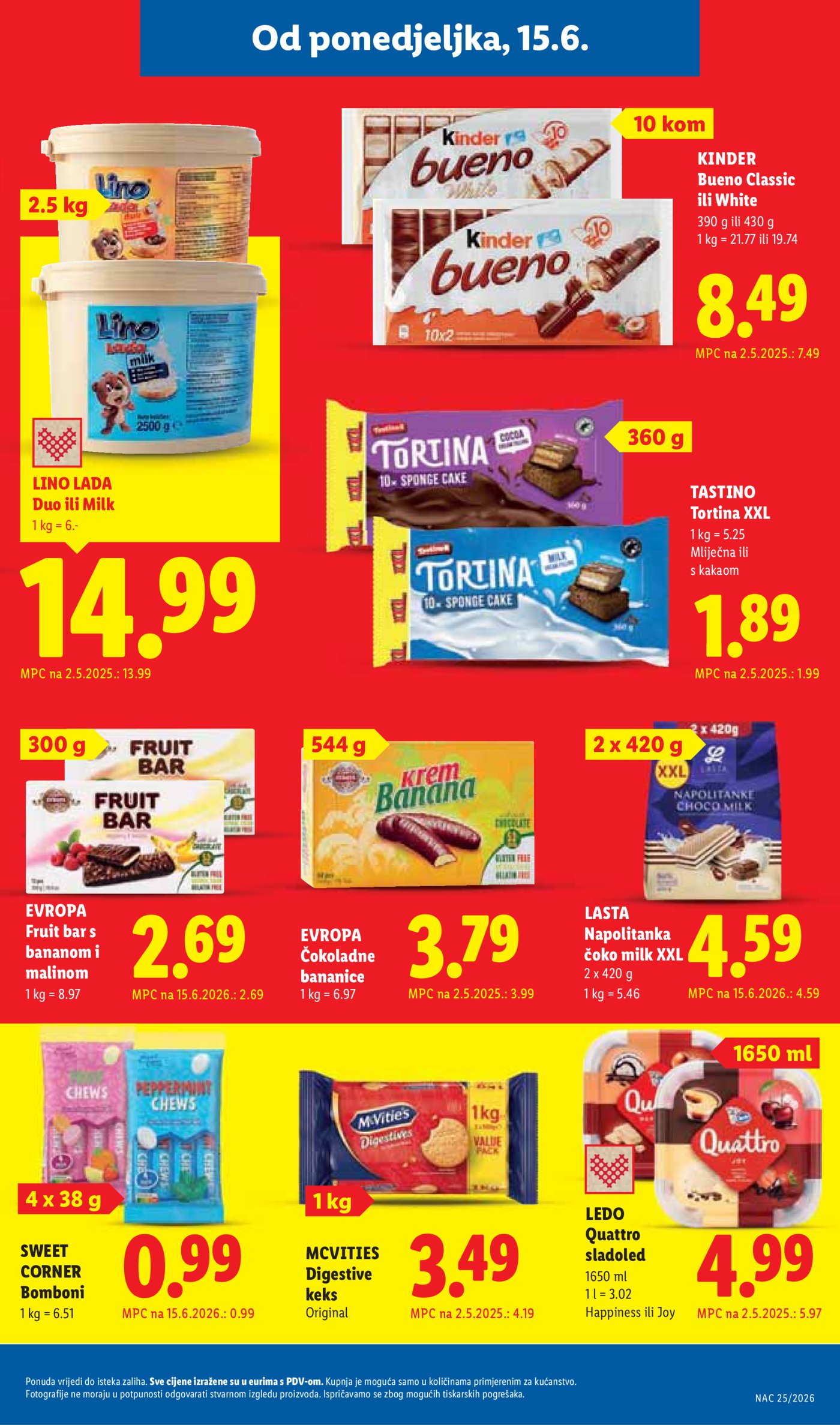 Lidl katalog Super ponuda od ponedjeljka 15.06. - 21.06.2026.