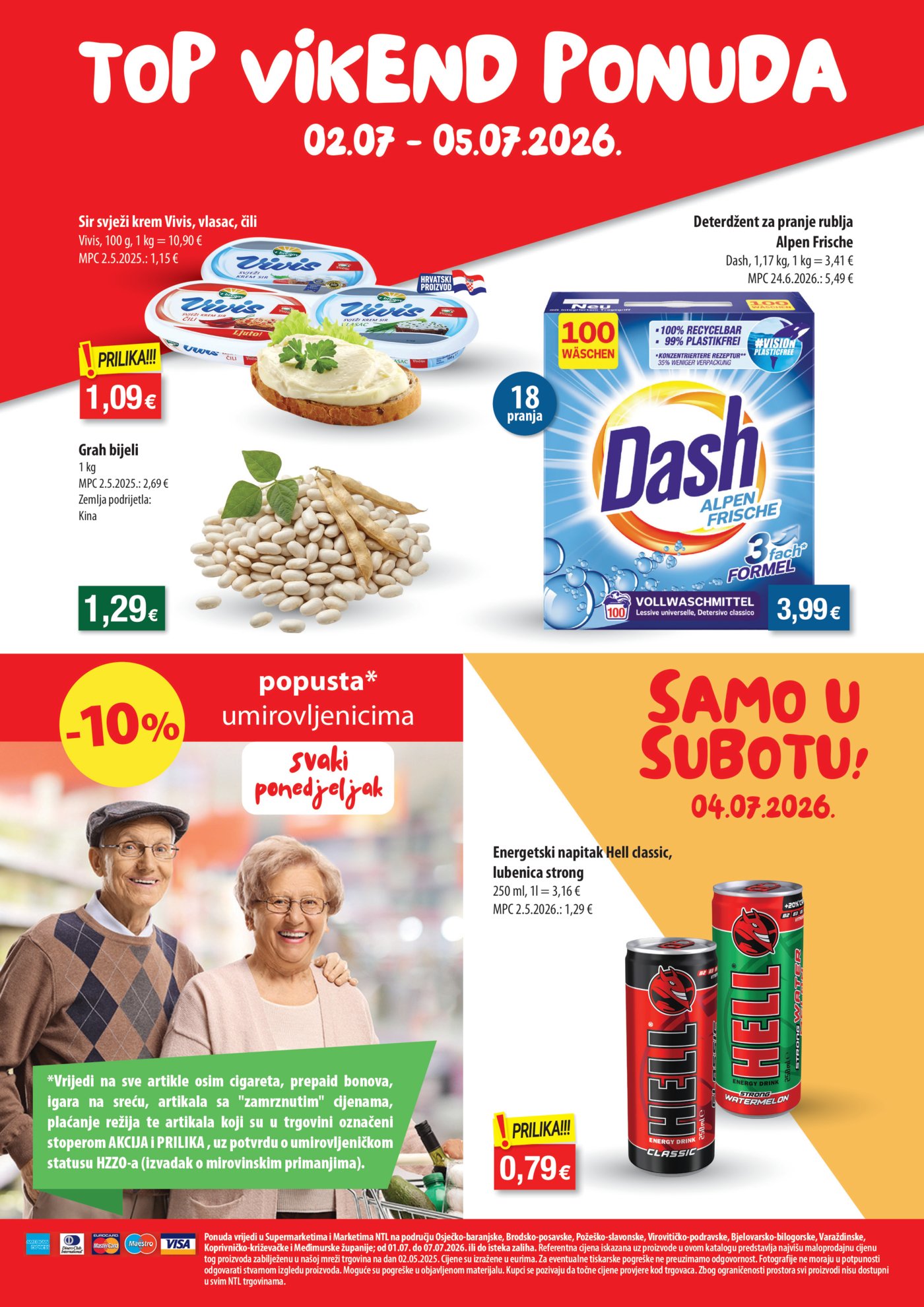 NTL katalog Akcija 01.07. - 07.07.2026. Istok, Sjever