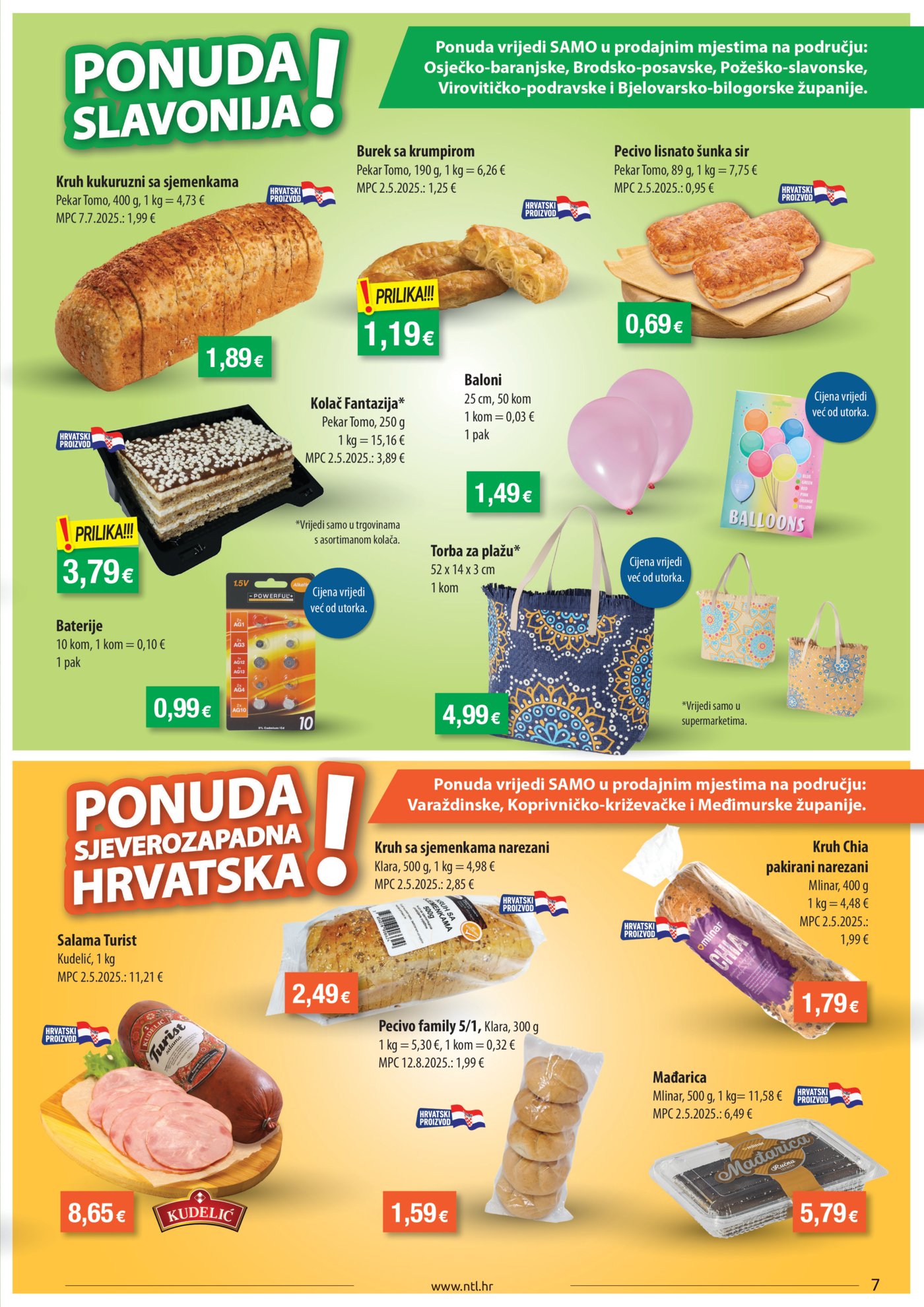 NTL katalog Akcija 01.07. - 07.07.2026. Istok, Sjever