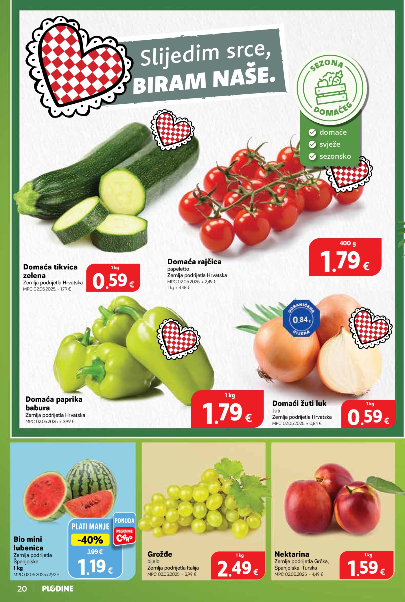 Plodine katalog Akcija 01.07. - 07.07.2026.