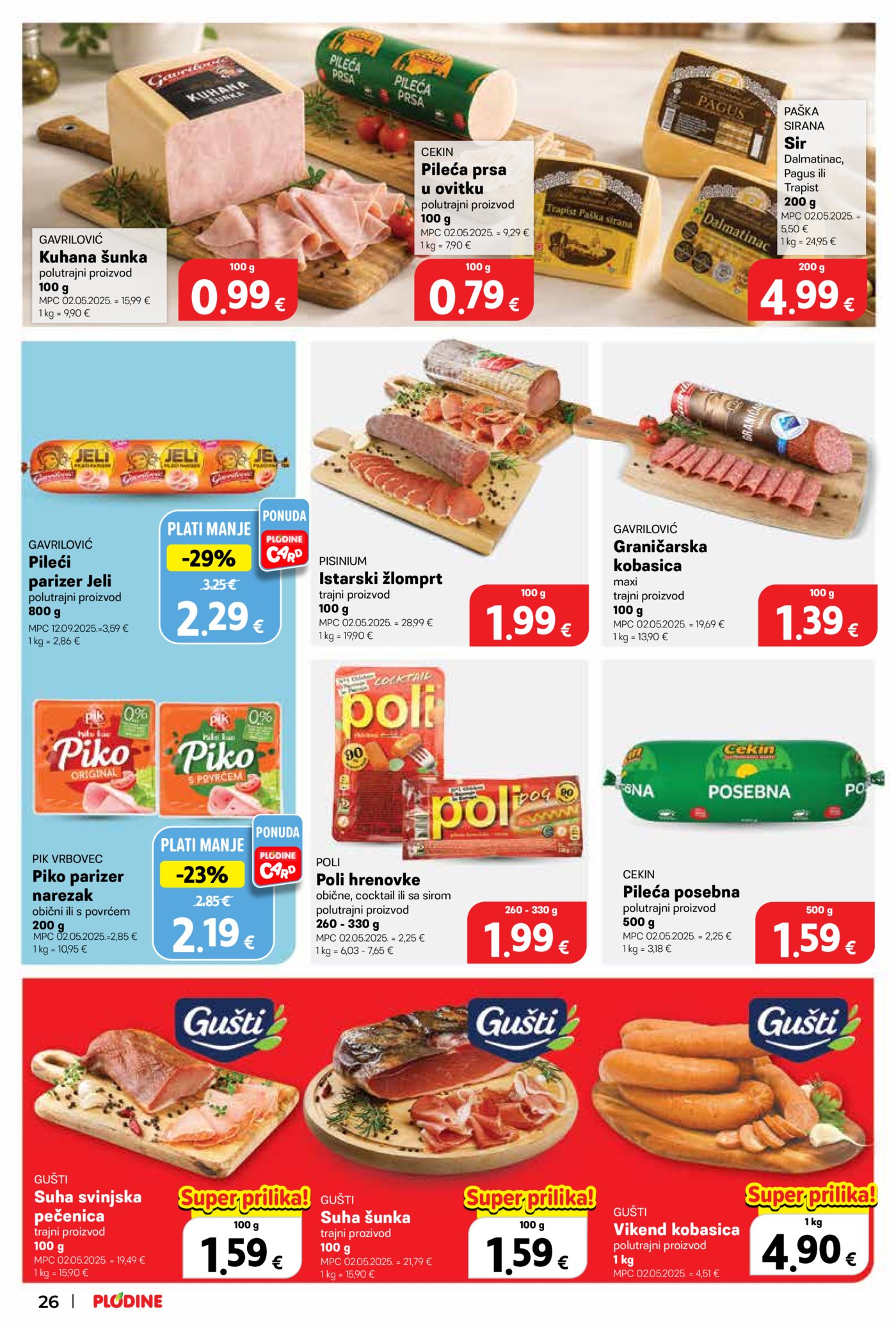 Plodine katalog Akcija 01.07. - 07.07.2026.