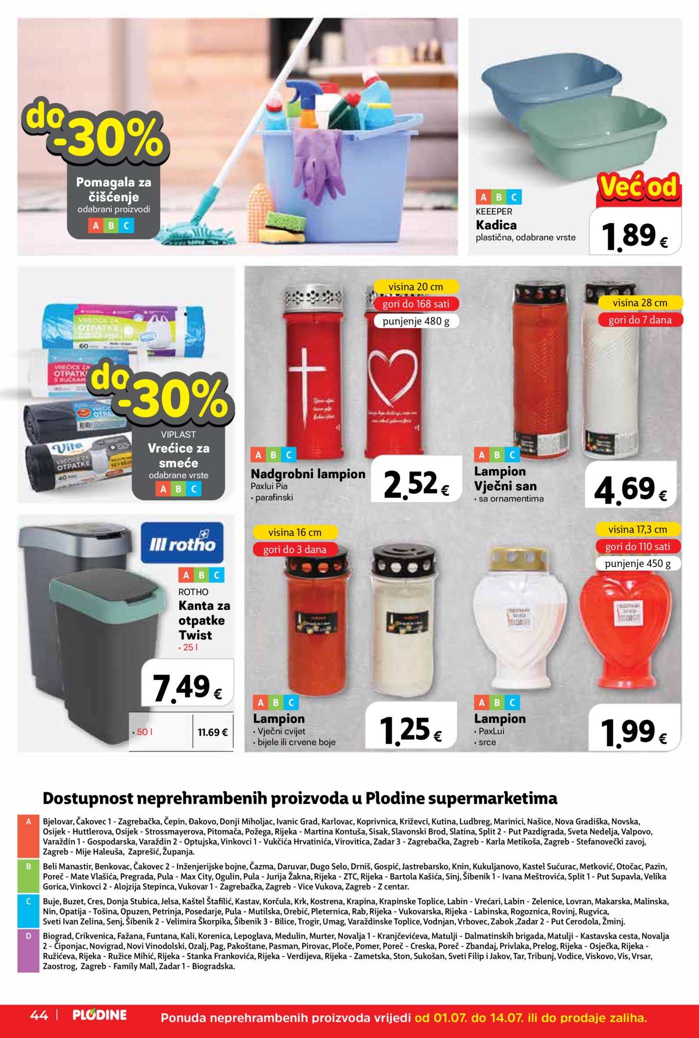 Plodine katalog Akcija 01.07. - 07.07.2026.