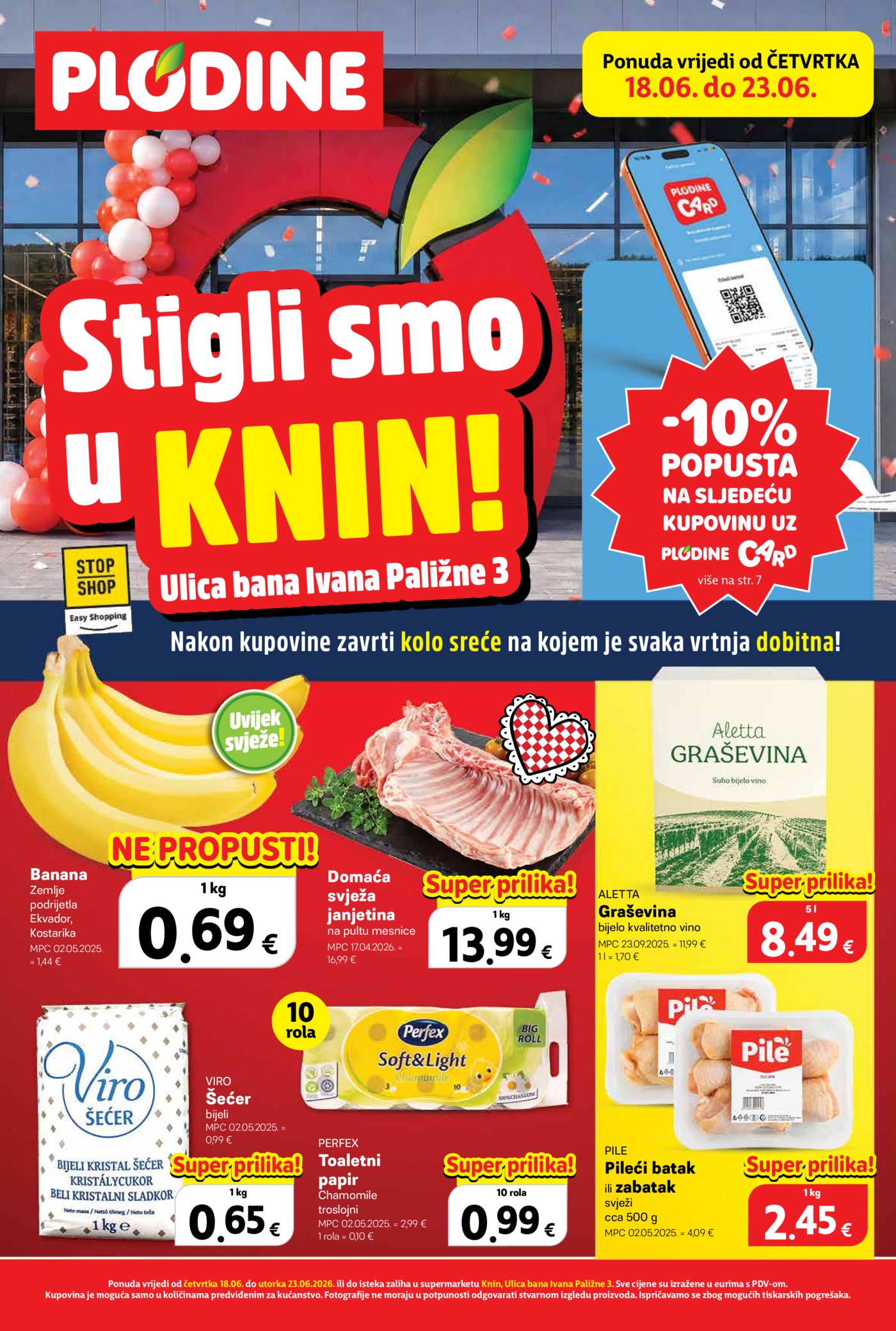 Plodine katalog Akcija 18.06. - 23.06.2026. Knin