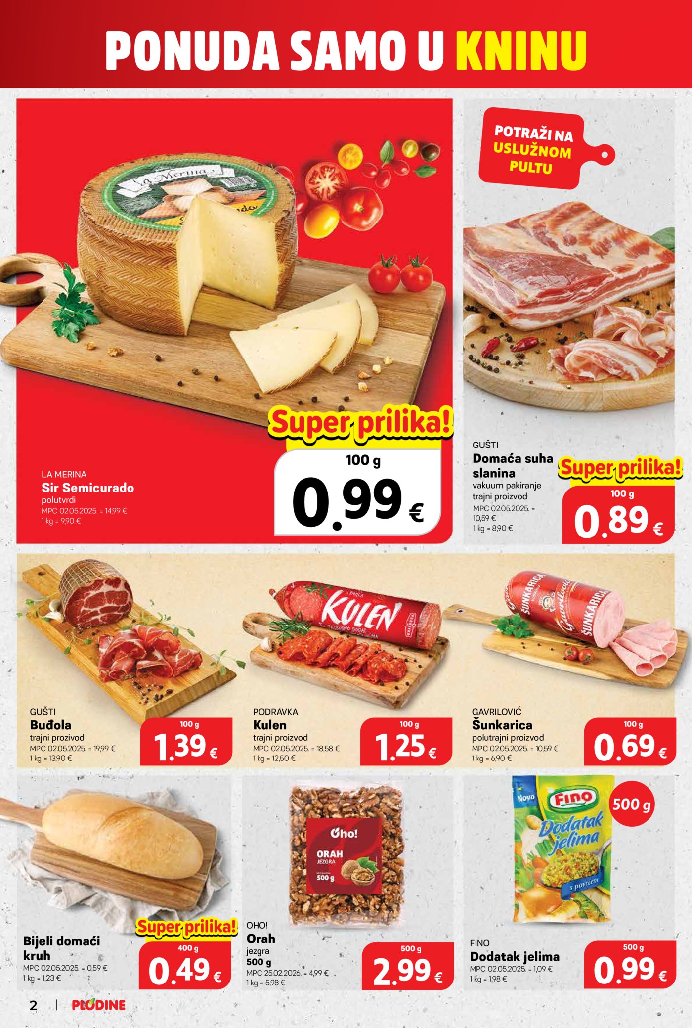 Plodine katalog Akcija 18.06. - 23.06.2026. Knin