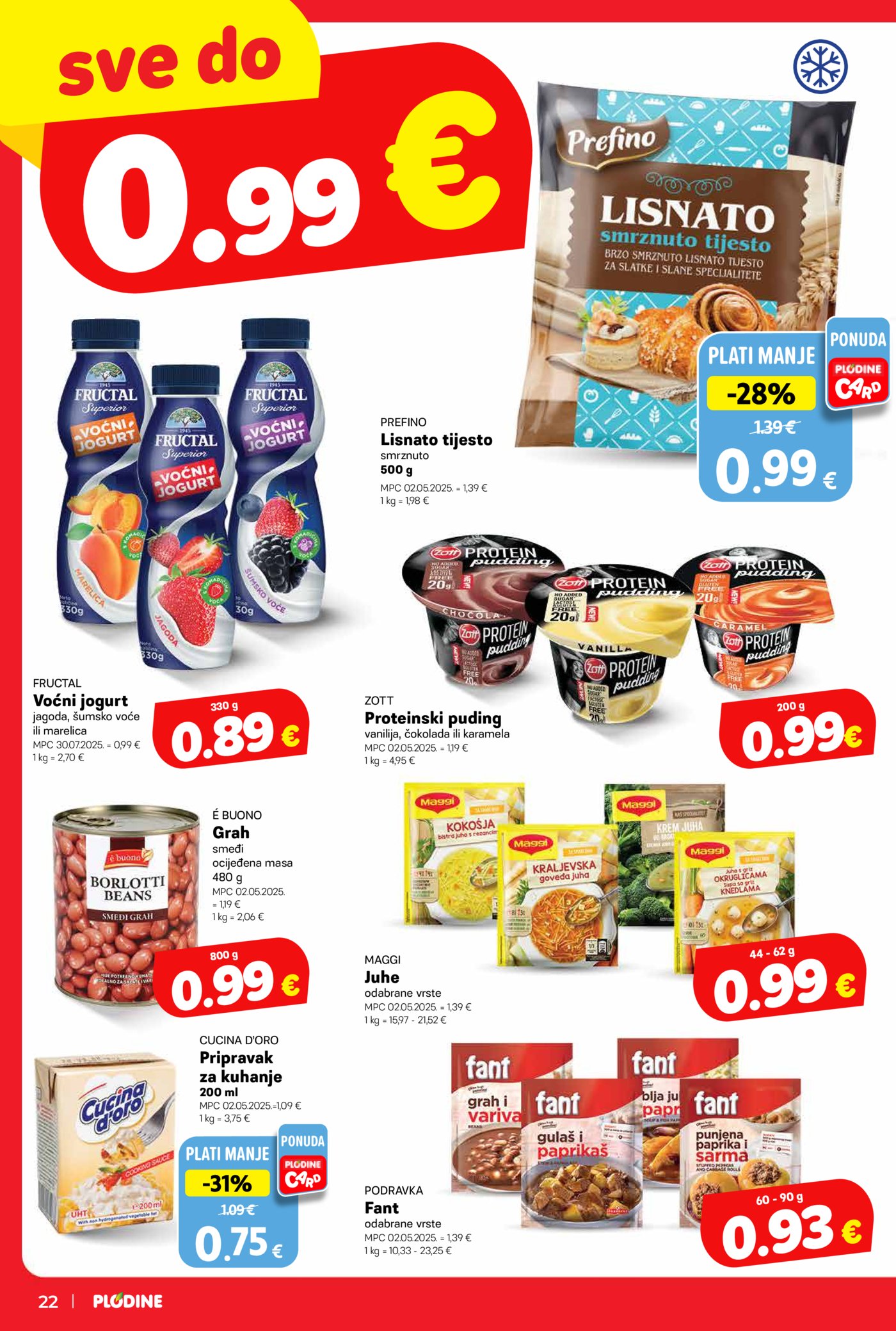 Plodine katalog Akcija 18.06. - 23.06.2026. Knin