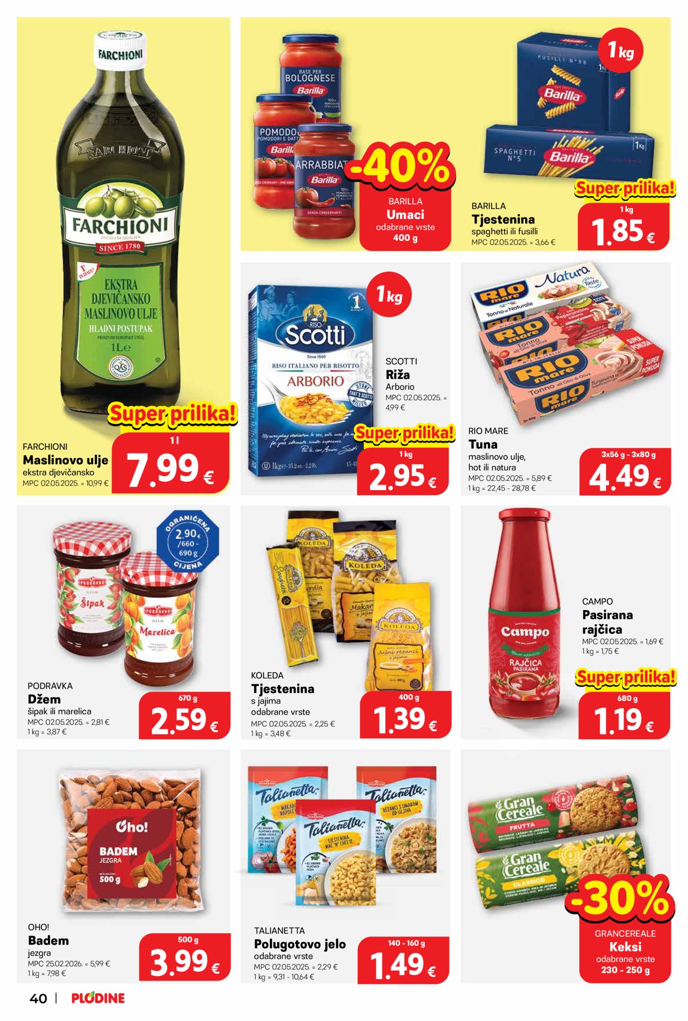 Plodine katalog Akcija 18.06. - 23.06.2026. Knin