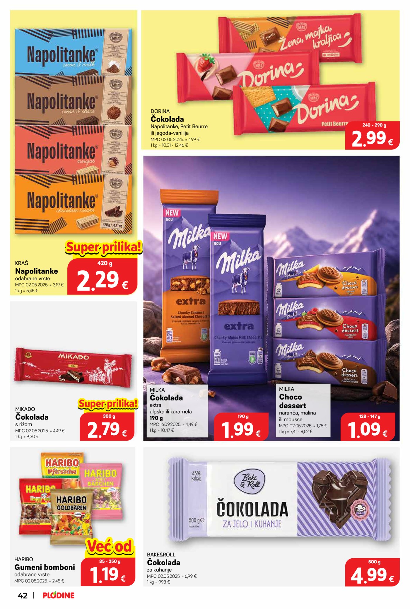 Plodine katalog Akcija 18.06. - 23.06.2026. Knin