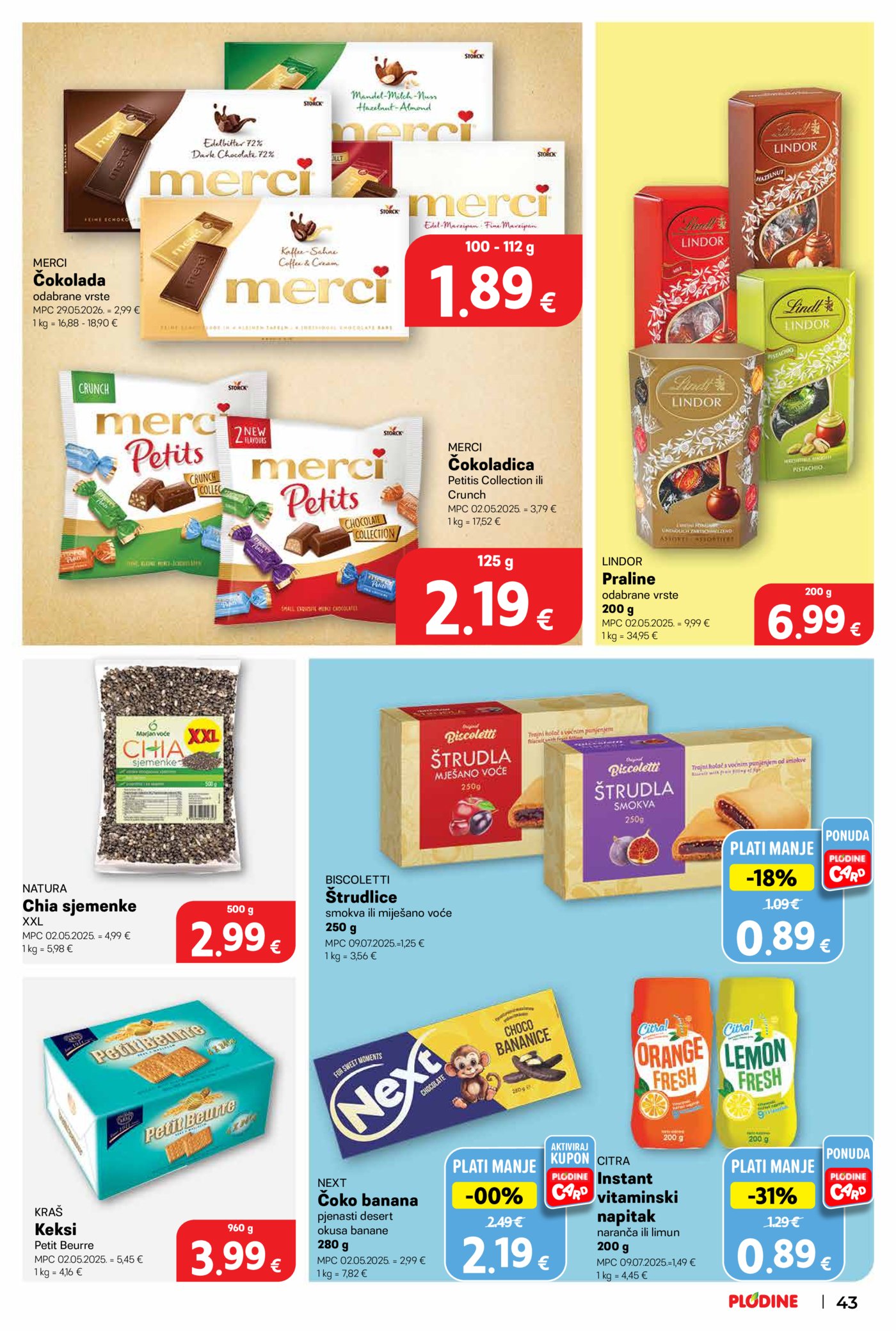 Plodine katalog Akcija 18.06. - 23.06.2026. Knin