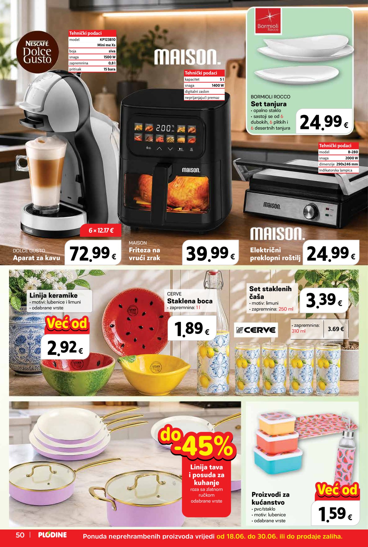 Plodine katalog Akcija 18.06. - 23.06.2026. Knin