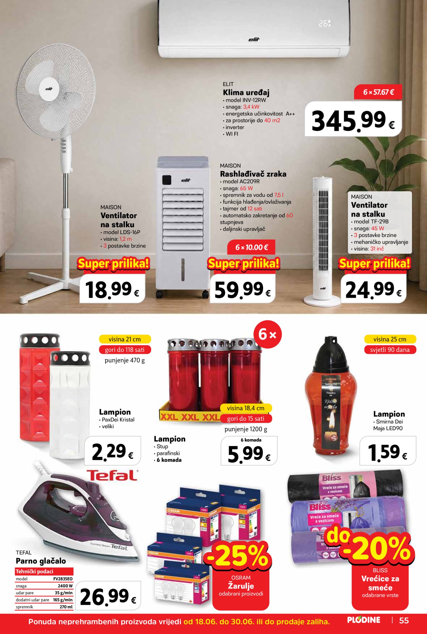 Plodine katalog Akcija 18.06. - 23.06.2026. Knin