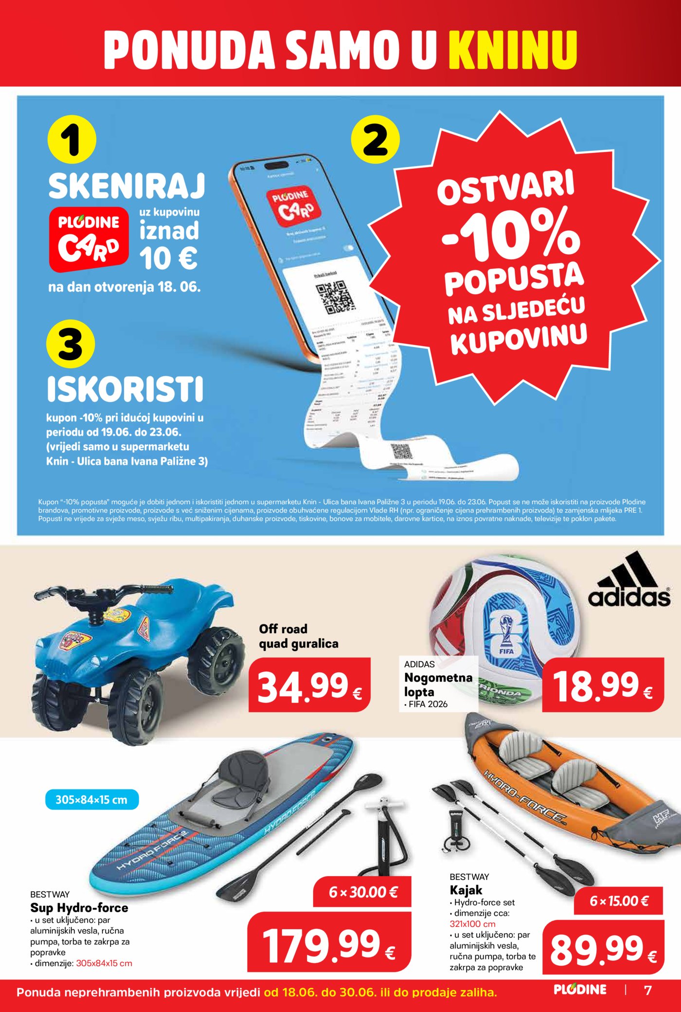 Plodine katalog Akcija 18.06. - 23.06.2026. Knin