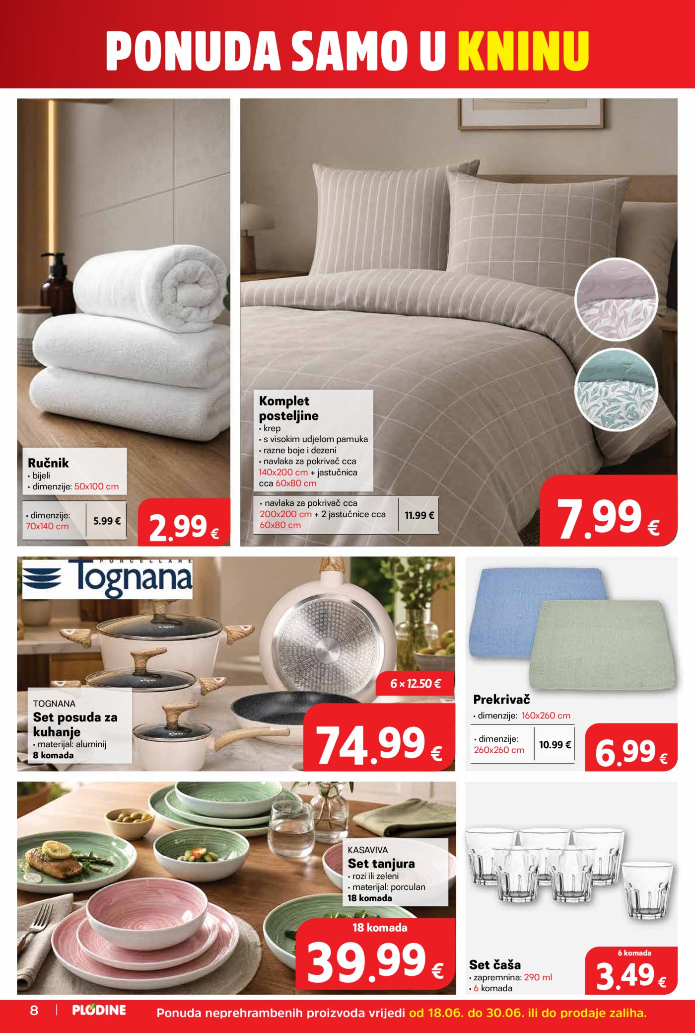 Plodine katalog Akcija 18.06. - 23.06.2026. Knin