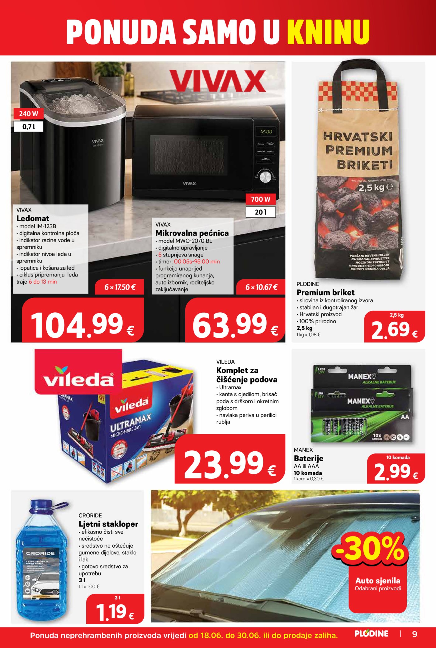 Plodine katalog Akcija 18.06. - 23.06.2026. Knin