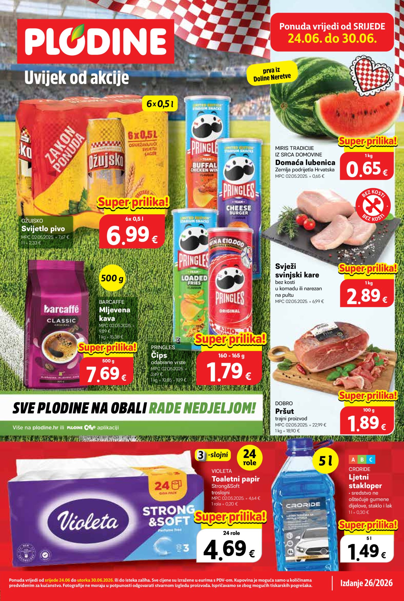 Plodine katalog Akcija 24.06. - 30.06.2026.