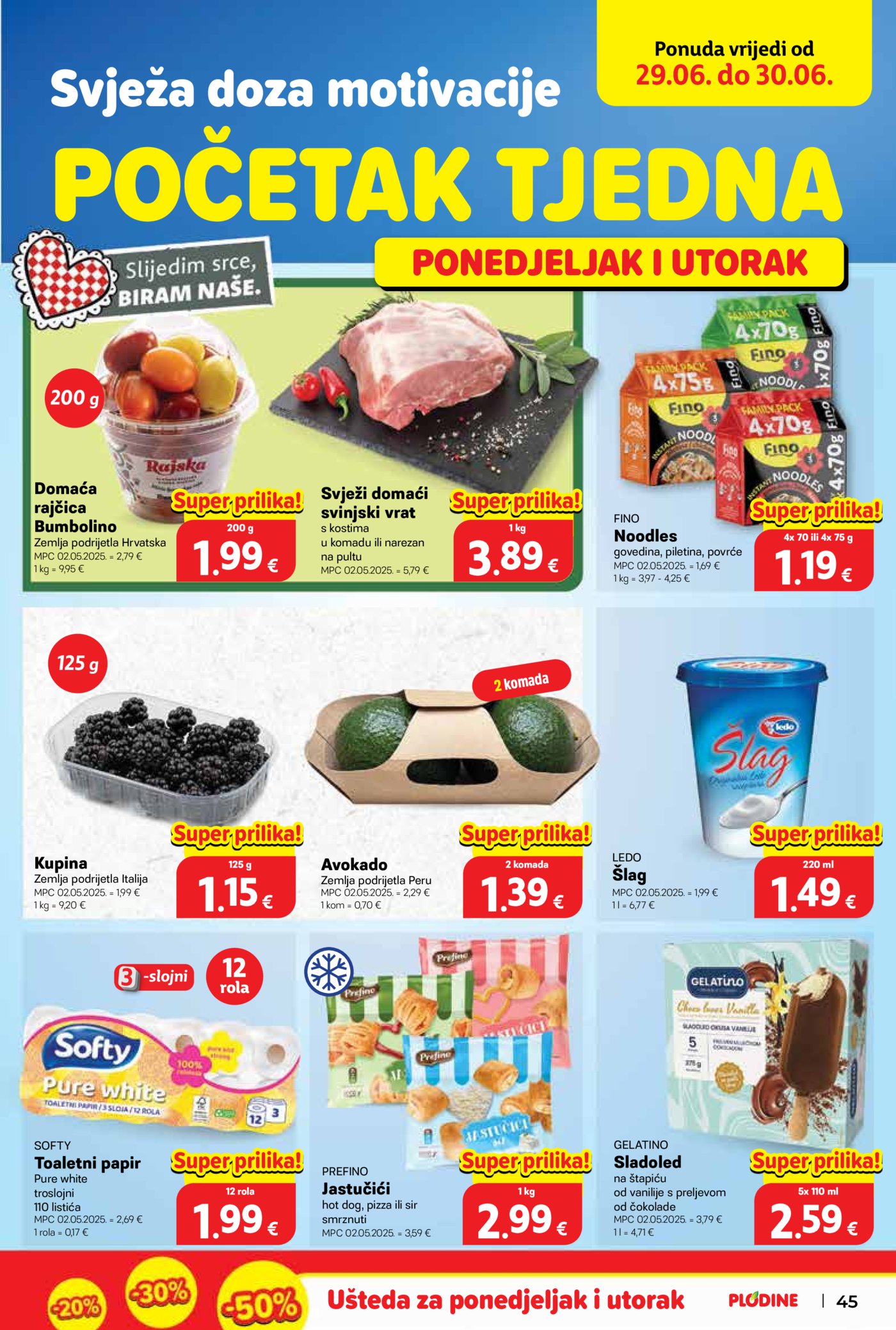 Plodine katalog Akcija 24.06. - 30.06.2026.