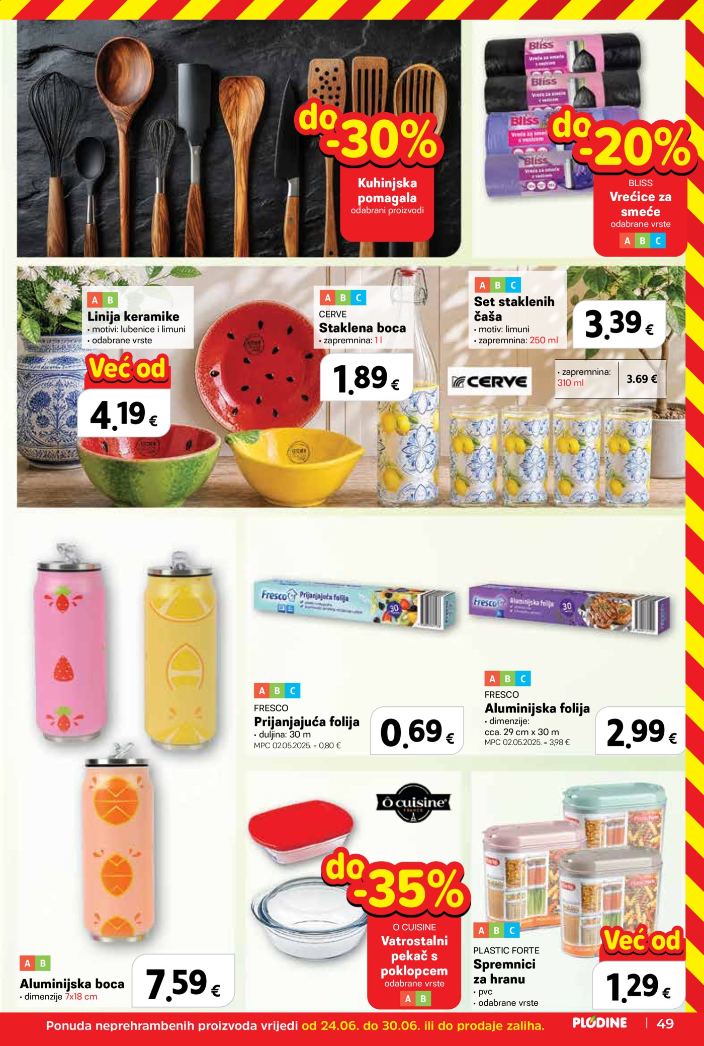 Plodine katalog Akcija 24.06. - 30.06.2026.