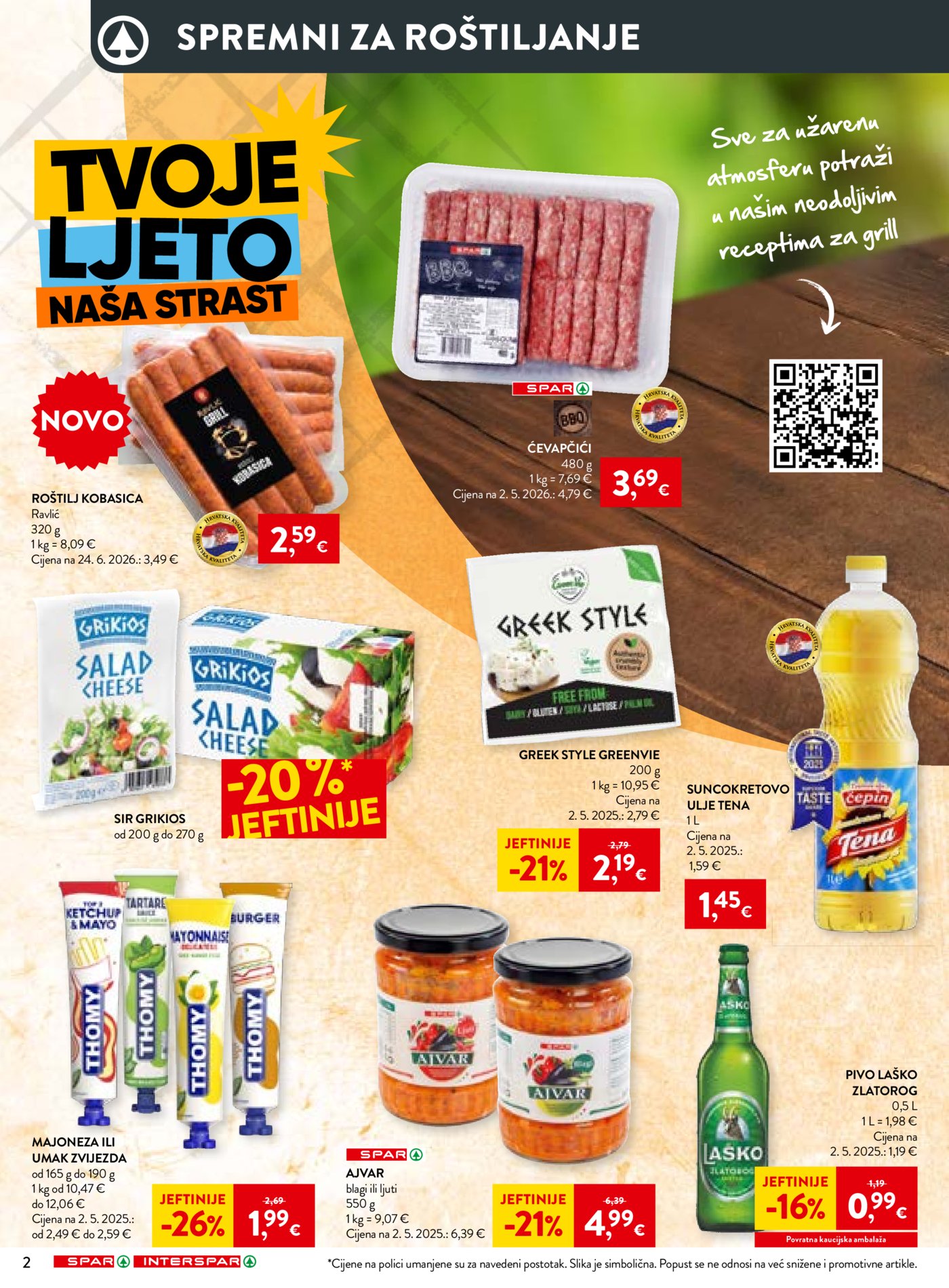SPAR INTERSPAR katalog Akcija 01.07. - 07.07.2026.