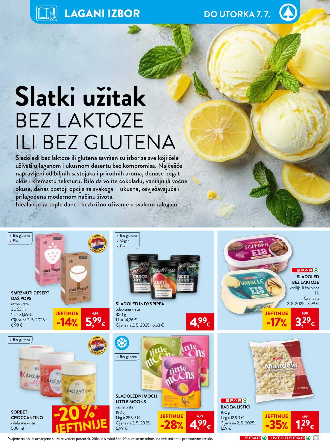 SPAR INTERSPAR katalog Akcija 01.07. - 07.07.2026.
