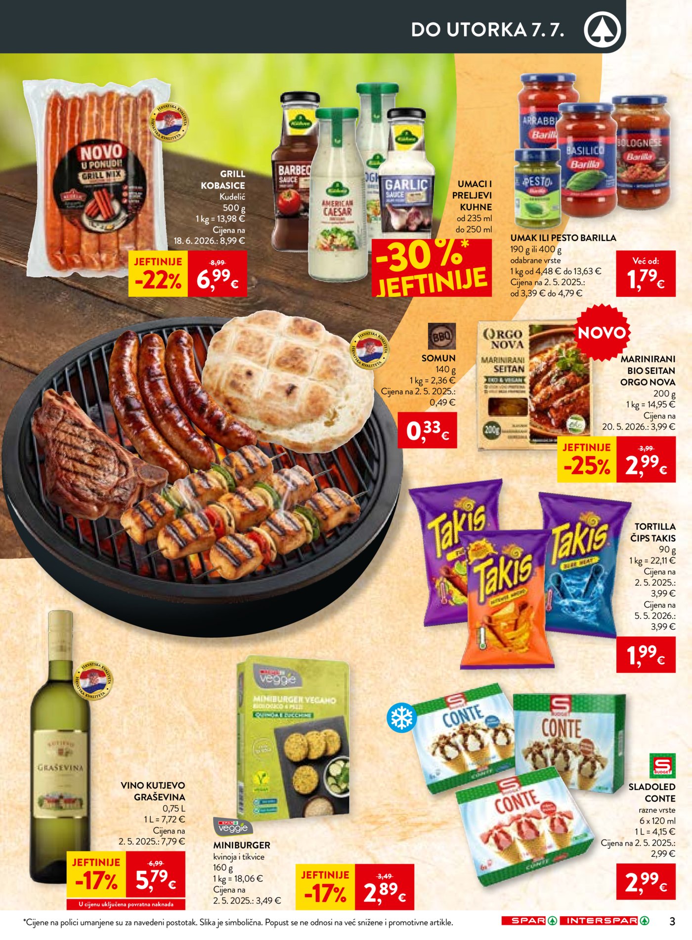 SPAR INTERSPAR katalog Akcija 01.07. - 07.07.2026.