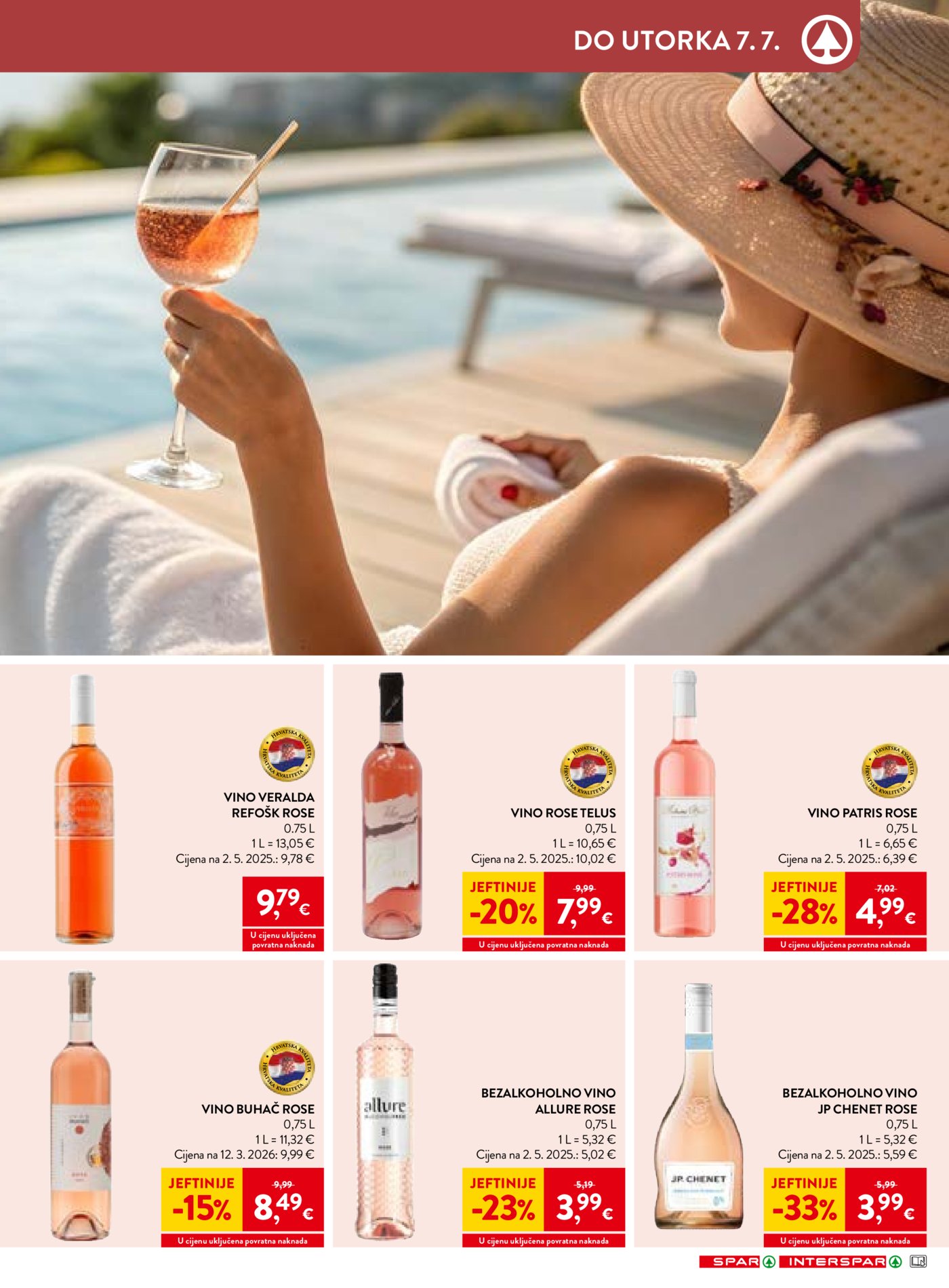 SPAR INTERSPAR katalog Akcija 01.07. - 07.07.2026.