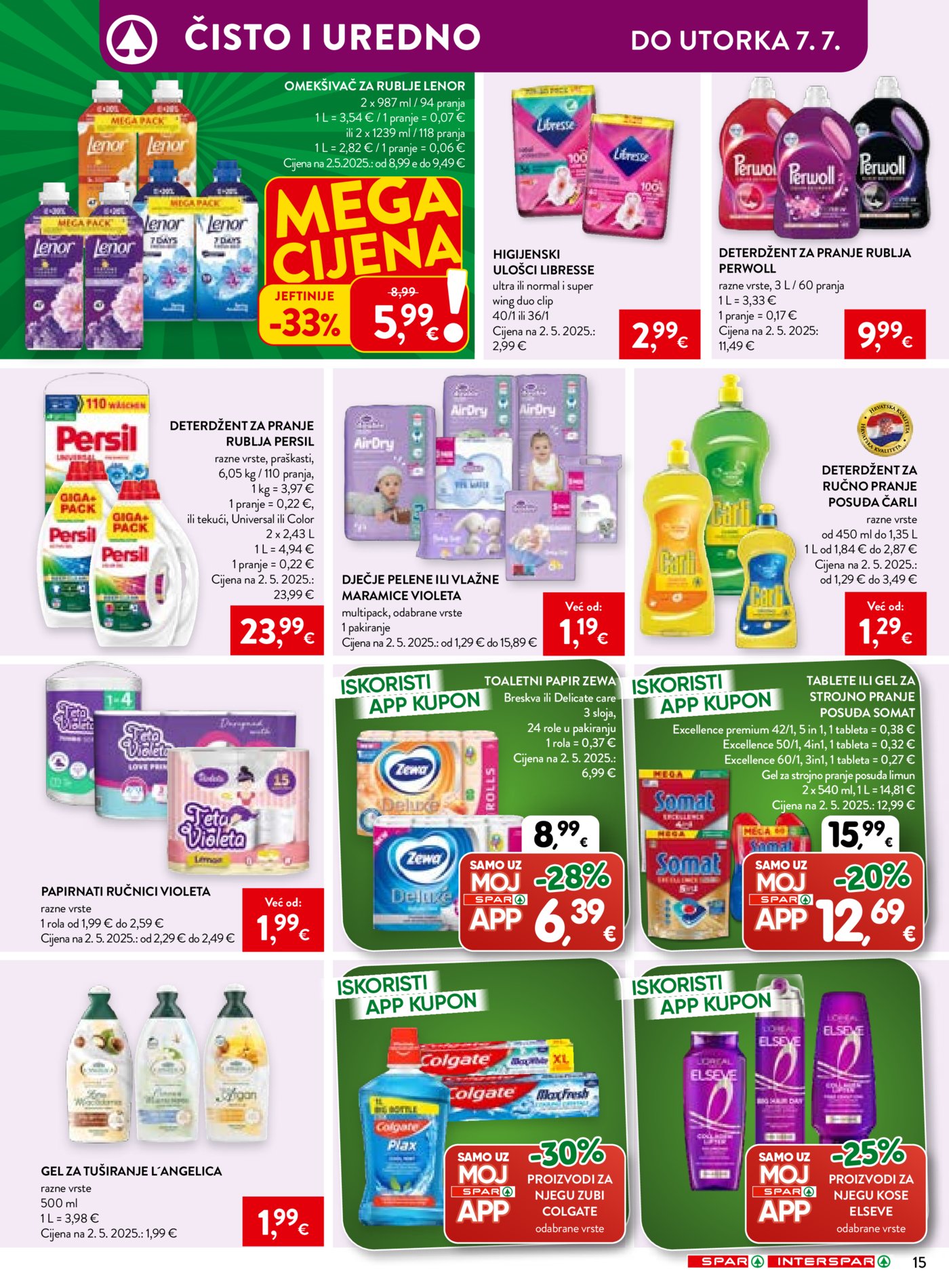 SPAR INTERSPAR katalog Akcija 01.07. - 07.07.2026.