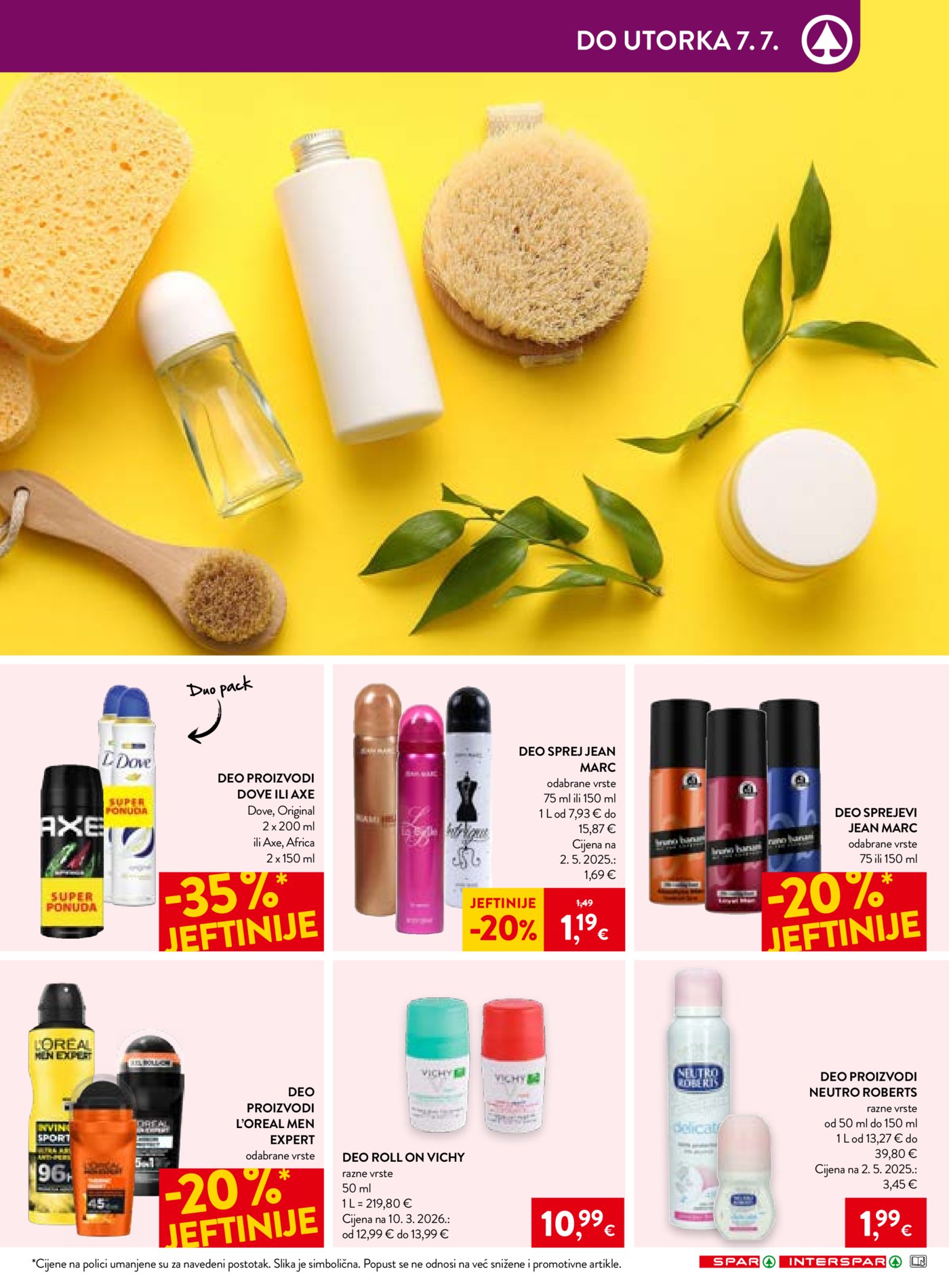 SPAR INTERSPAR katalog Akcija 01.07. - 07.07.2026.