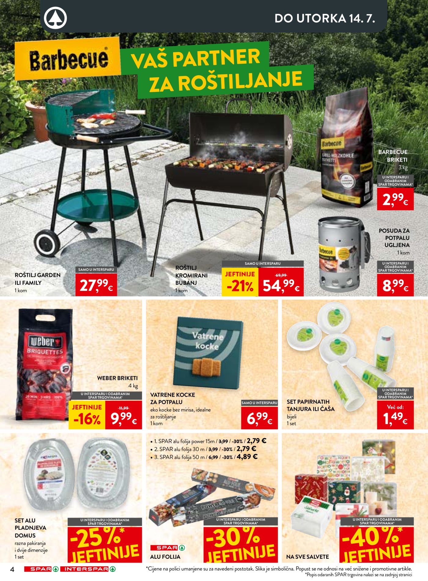 SPAR INTERSPAR katalog Akcija 01.07. - 07.07.2026.
