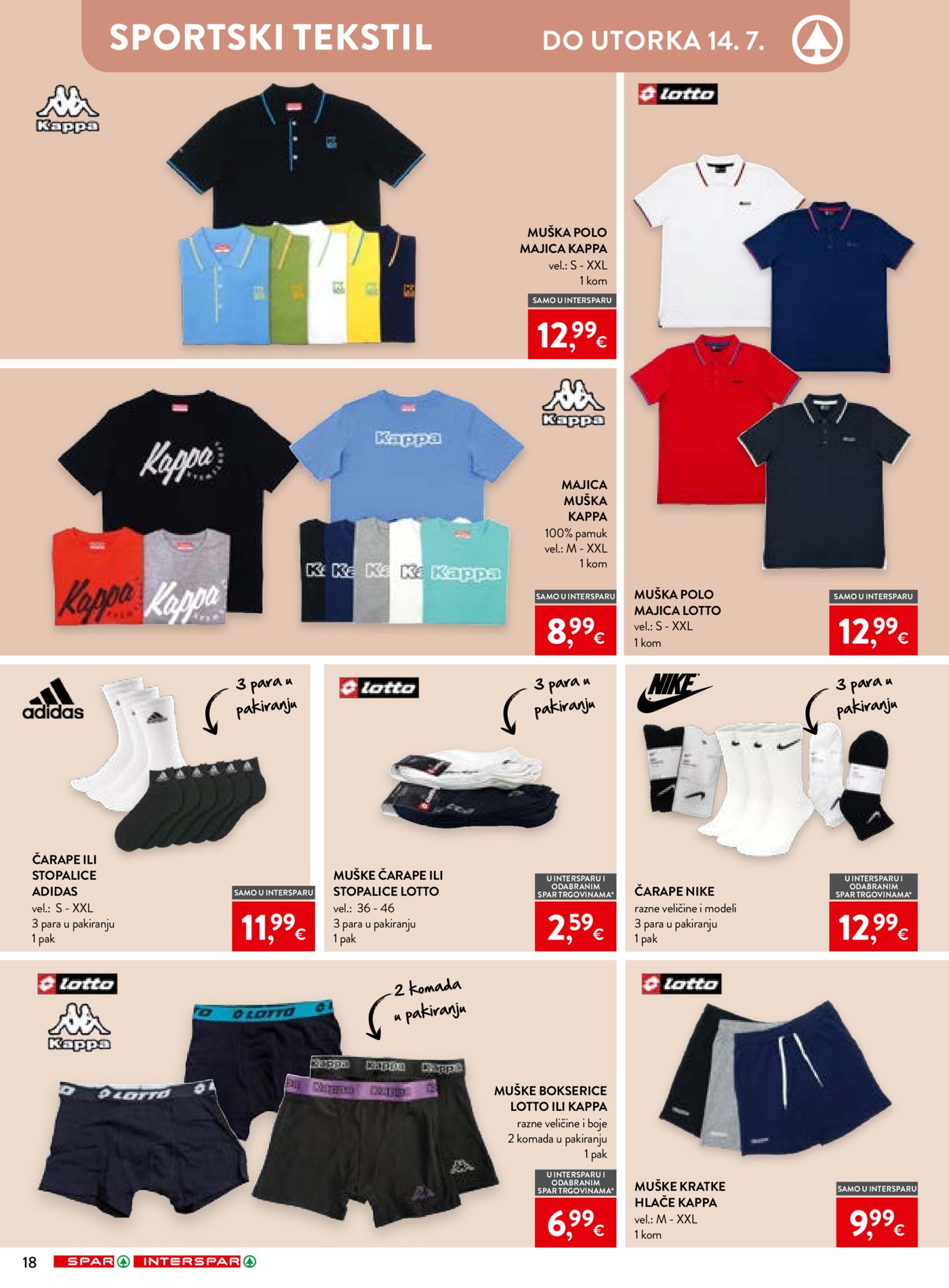 SPAR INTERSPAR katalog Akcija 01.07. - 07.07.2026.