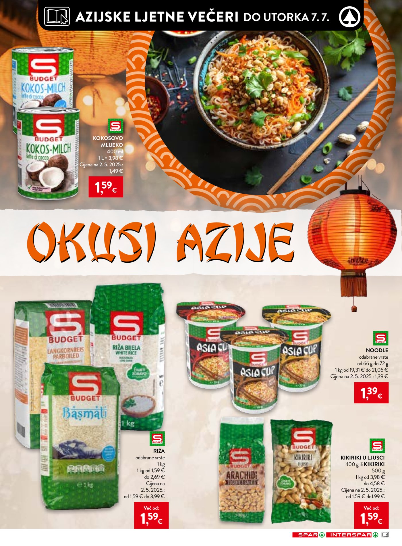SPAR INTERSPAR katalog Akcija 01.07. - 07.07.2026.