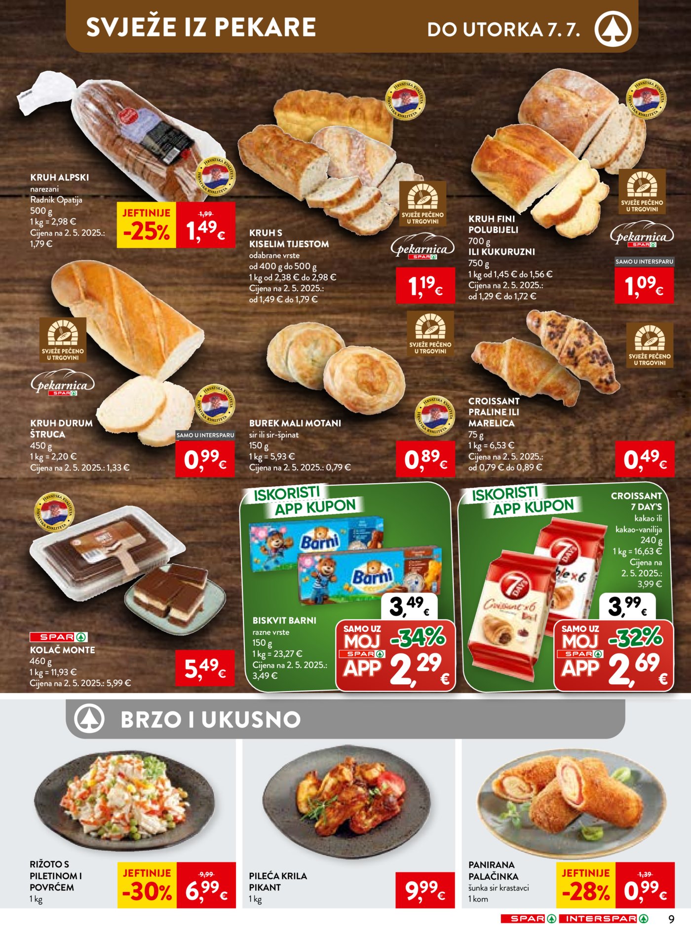 SPAR INTERSPAR katalog Akcija 01.07. - 07.07.2026.