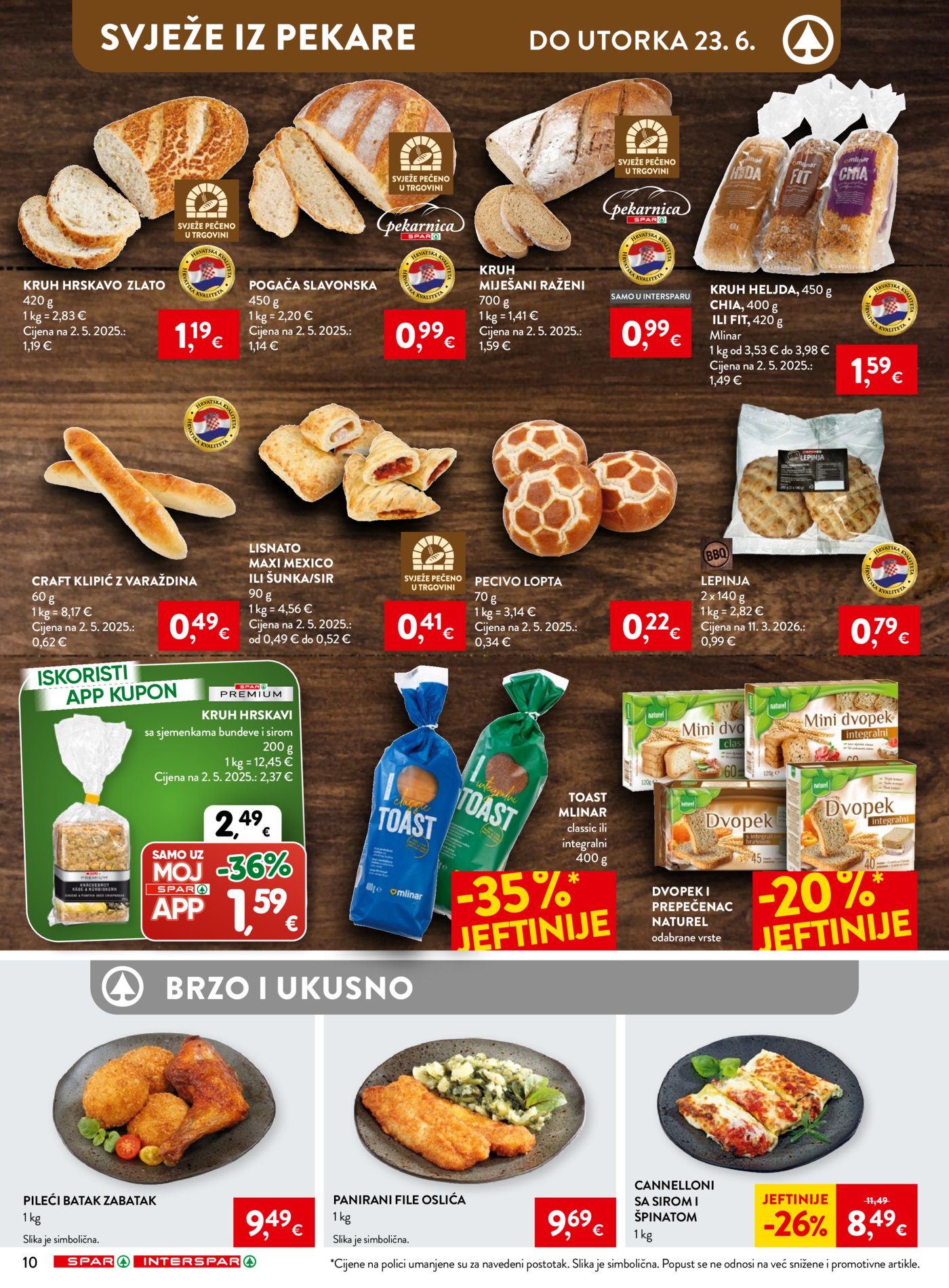SPAR INTERSPAR katalog Akcija 17.06. - 23.06.2026.