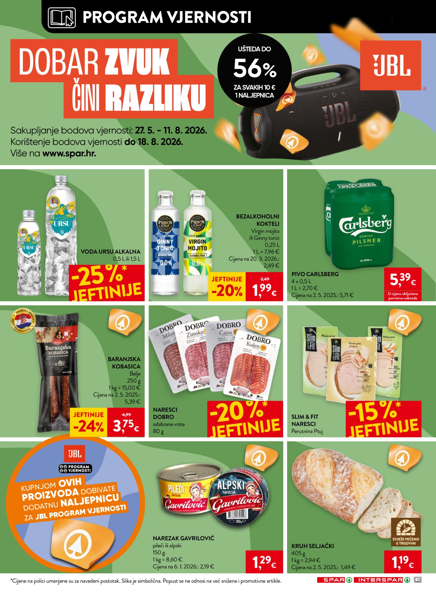 SPAR INTERSPAR katalog Akcija 17.06. - 23.06.2026.