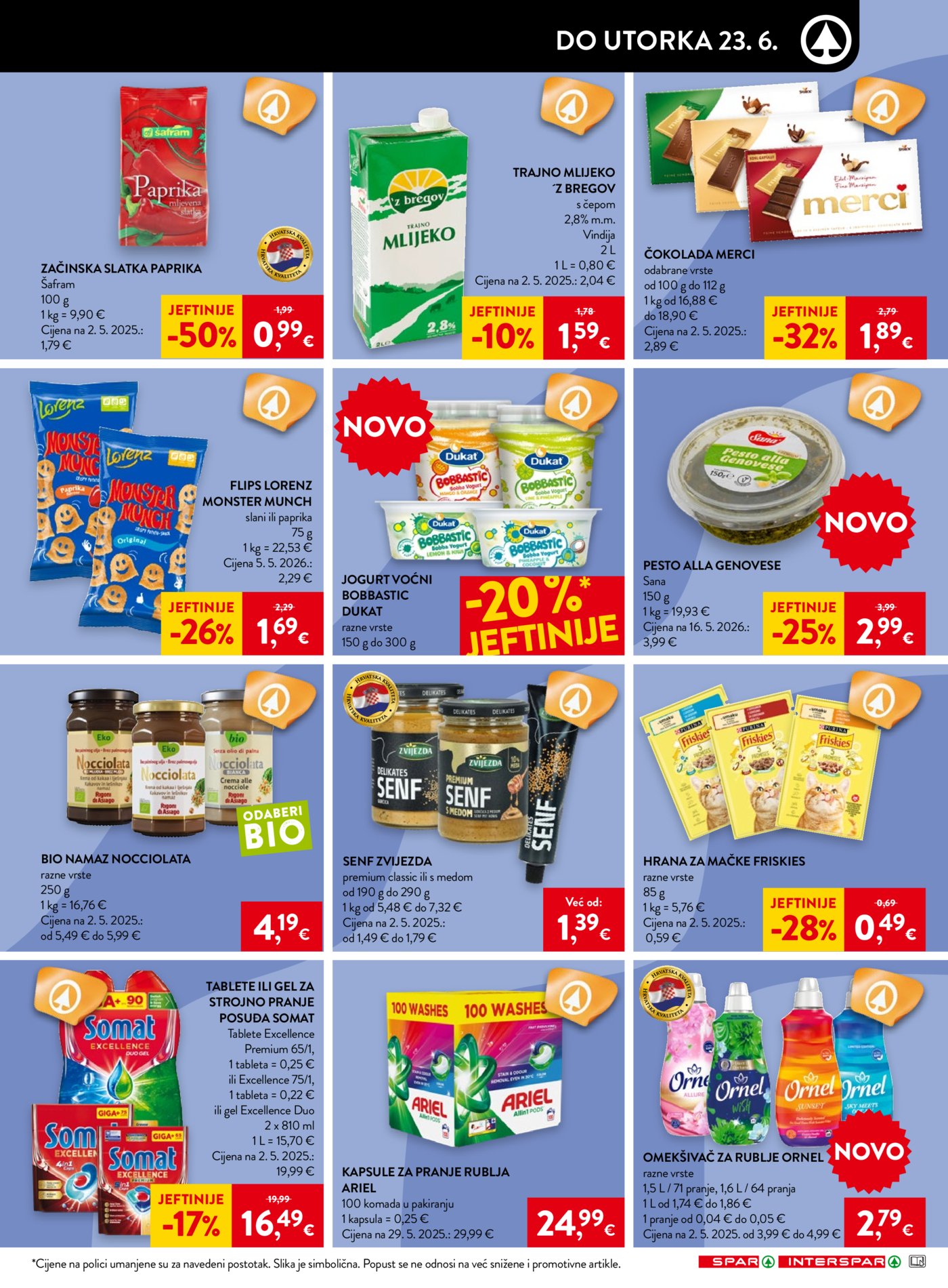 SPAR INTERSPAR katalog Akcija 17.06. - 23.06.2026.