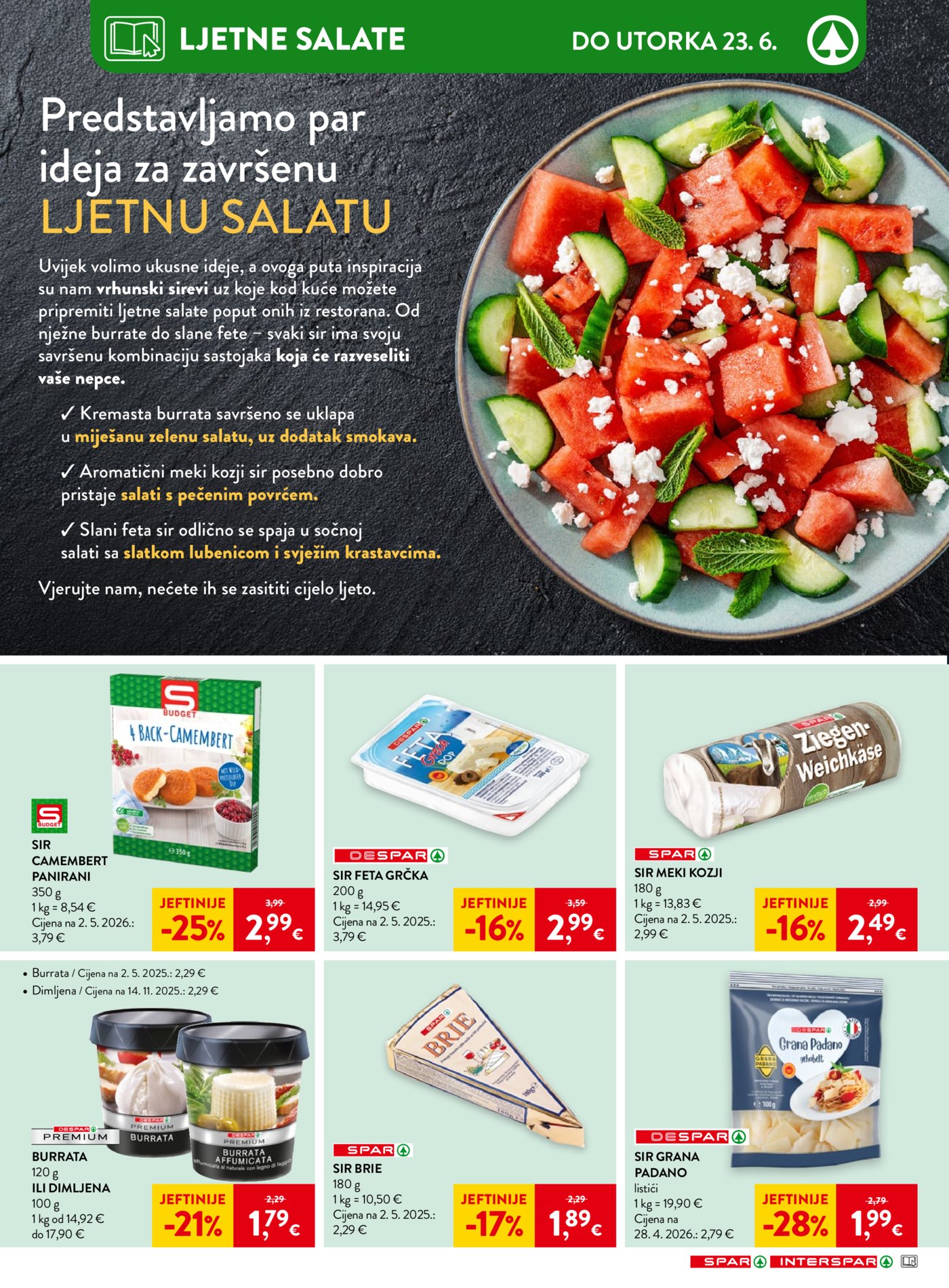 SPAR INTERSPAR katalog Akcija 17.06. - 23.06.2026.