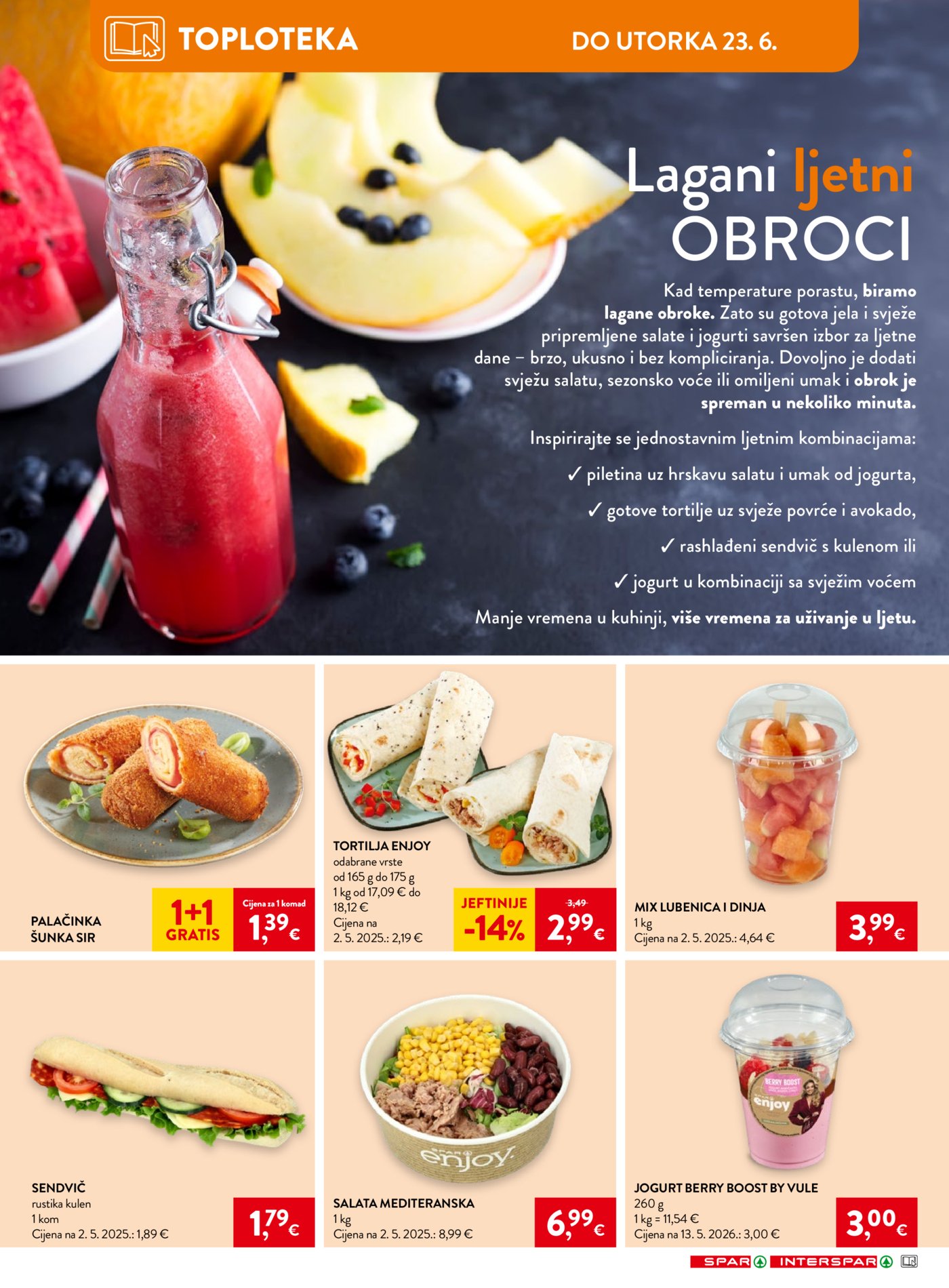 SPAR INTERSPAR katalog Akcija 17.06. - 23.06.2026.