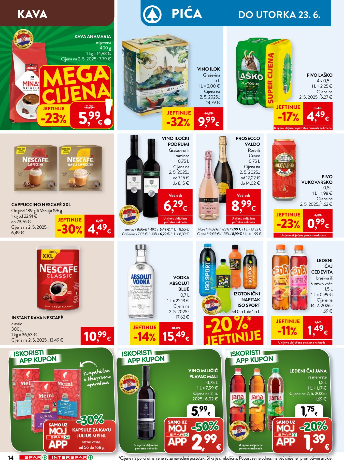 SPAR INTERSPAR katalog Akcija 17.06. - 23.06.2026.